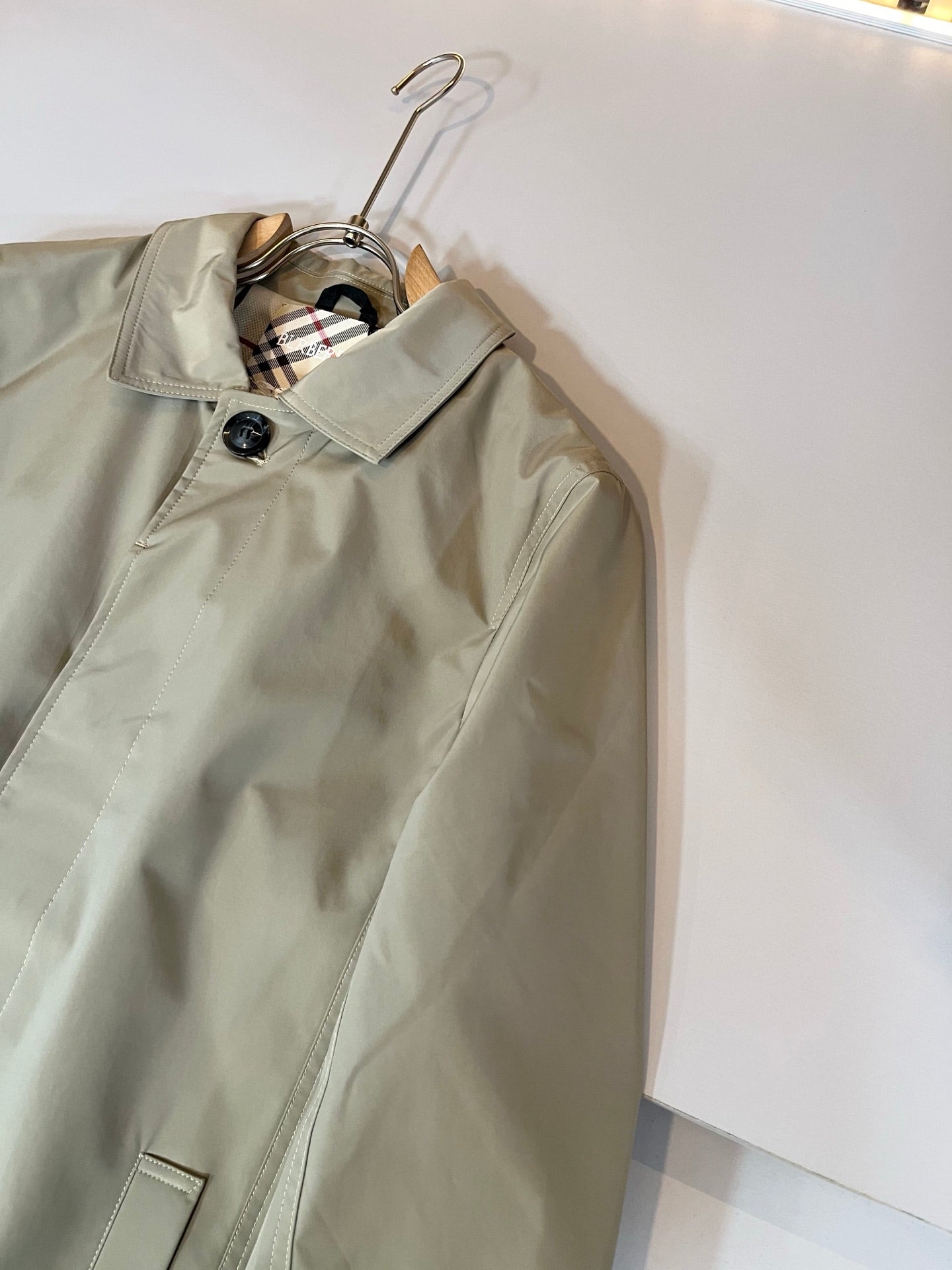BURB* 2025ss new mid-length coat coat