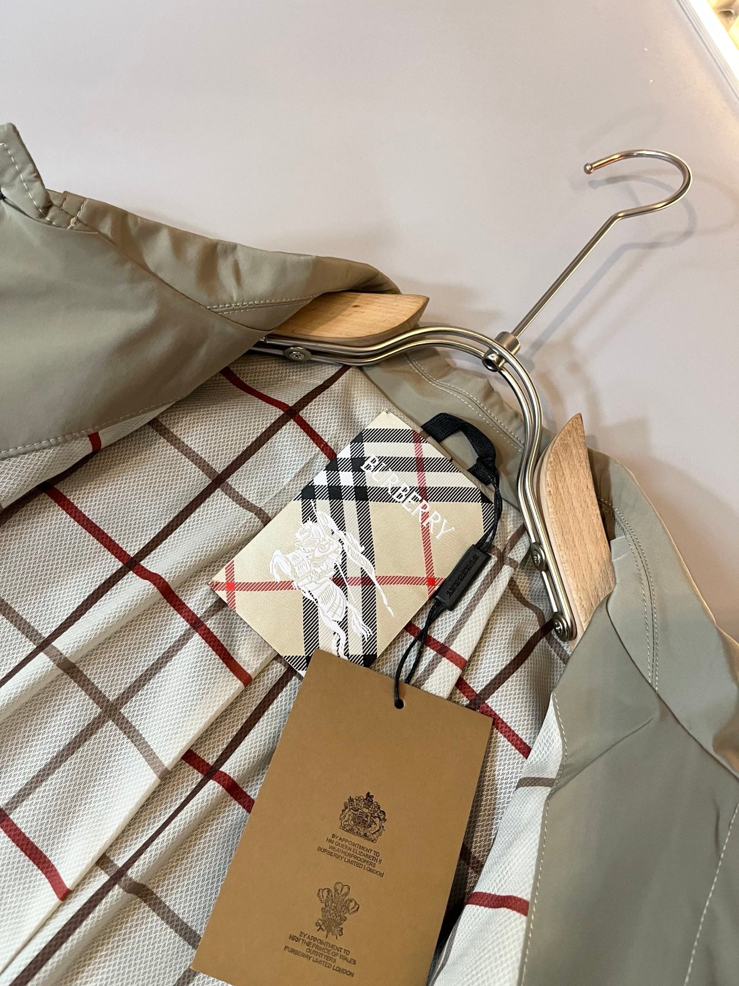 BURB* 2025ss new mid-length coat coat