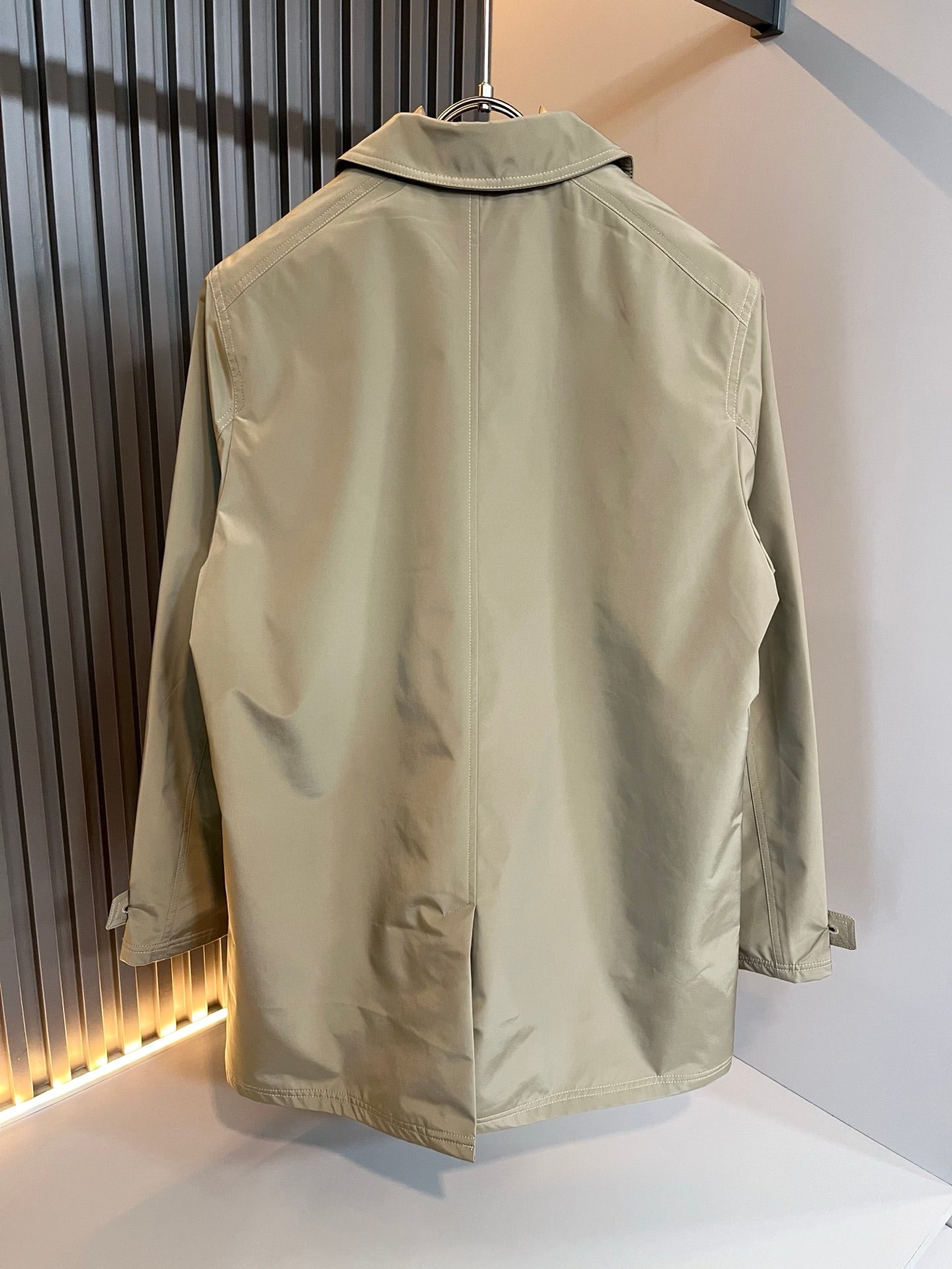 BURB* 2025ss new mid-length coat coat