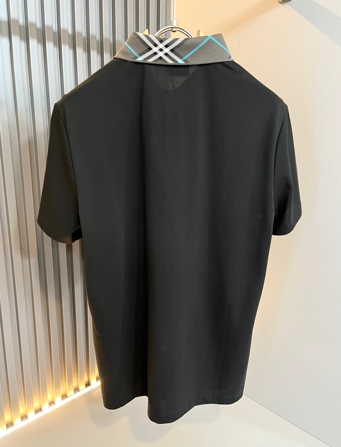 BURB* 2025ss new men's short sleeve polo shirt