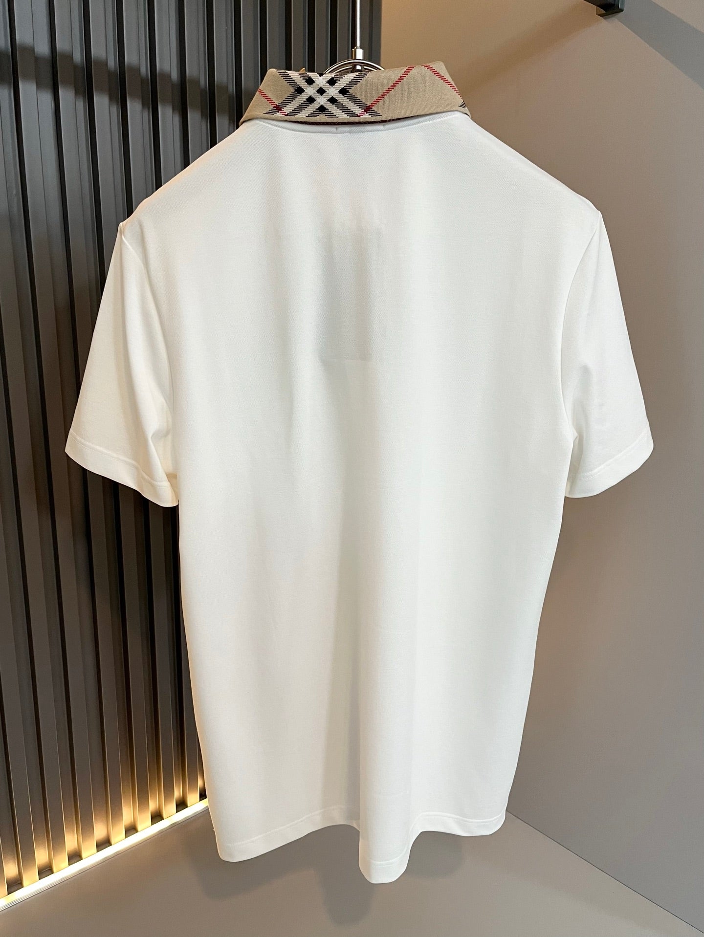 BURB* 2025ss new men's short sleeve polo shirt