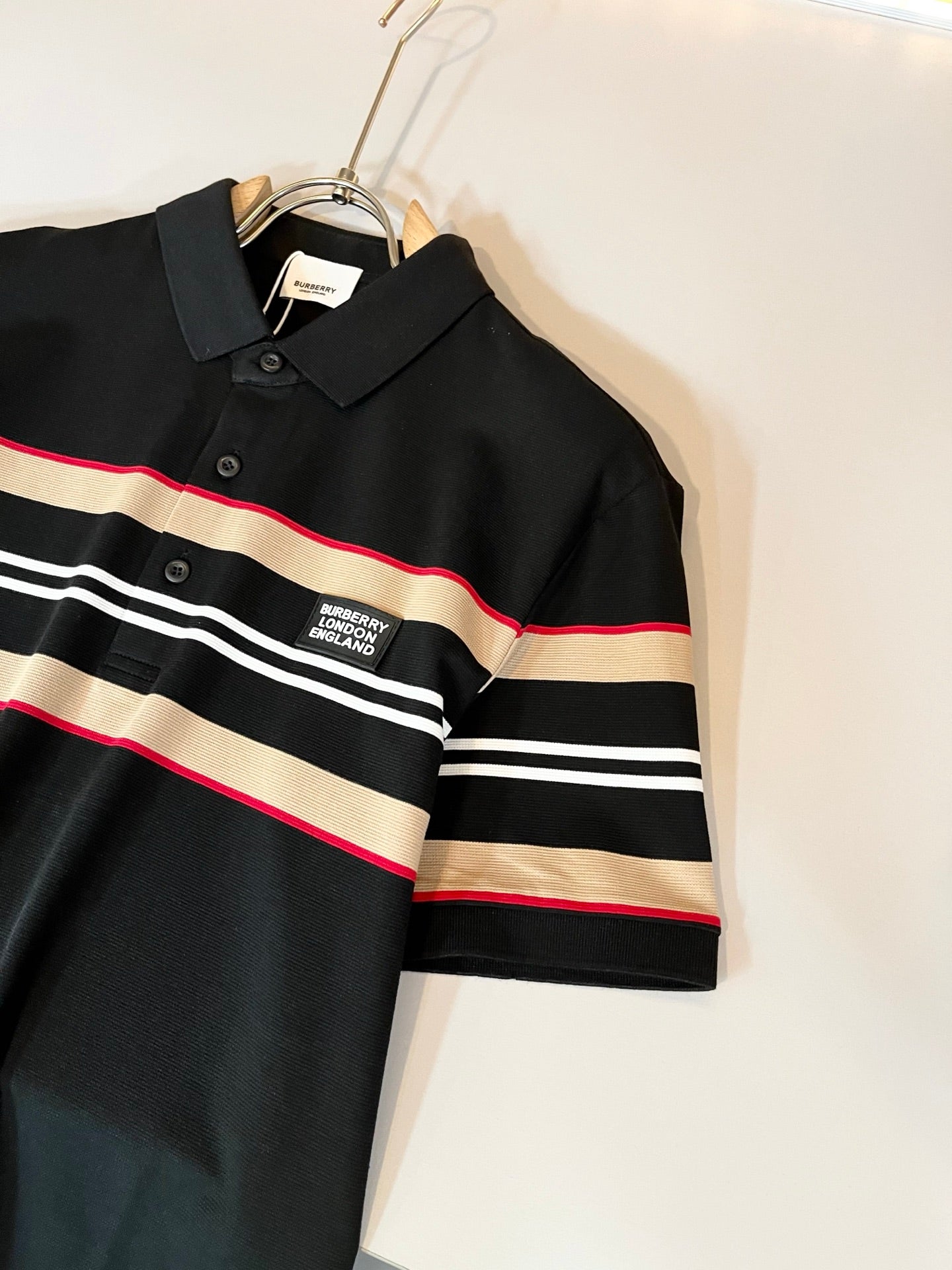 BURB* 2025ss new men's polo shirt