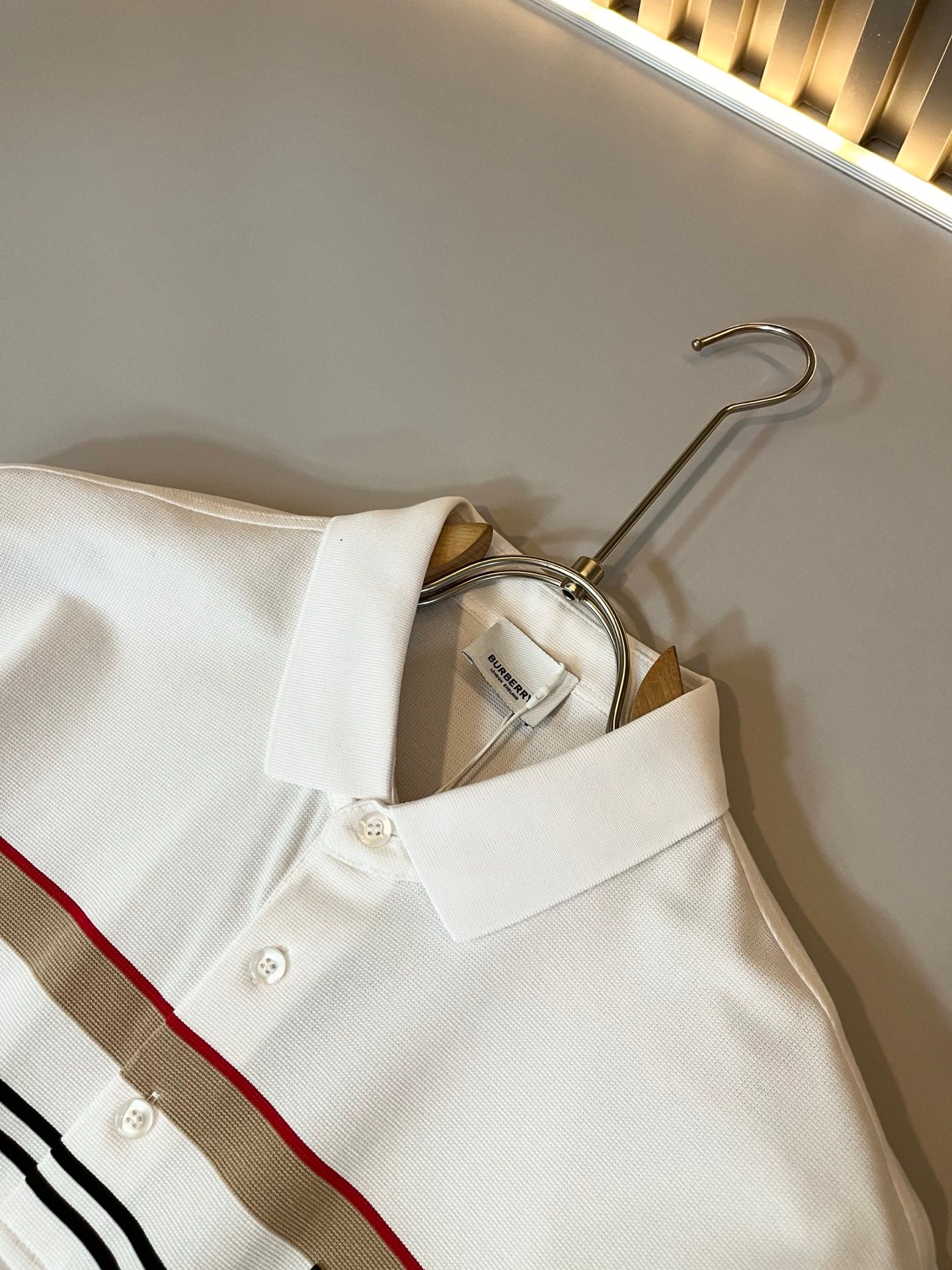 BURB* 2025ss new men's polo shirt