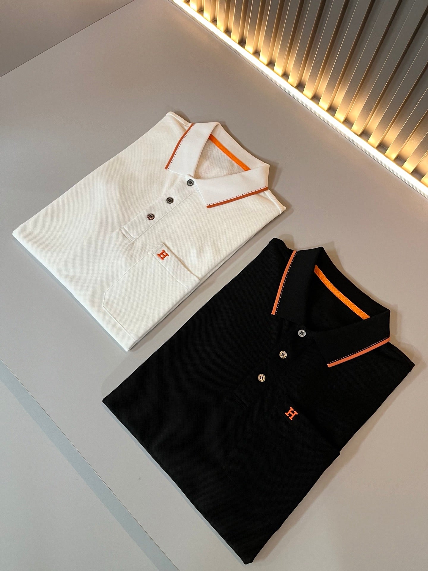 HERM* 2025ss new men's polo shirt