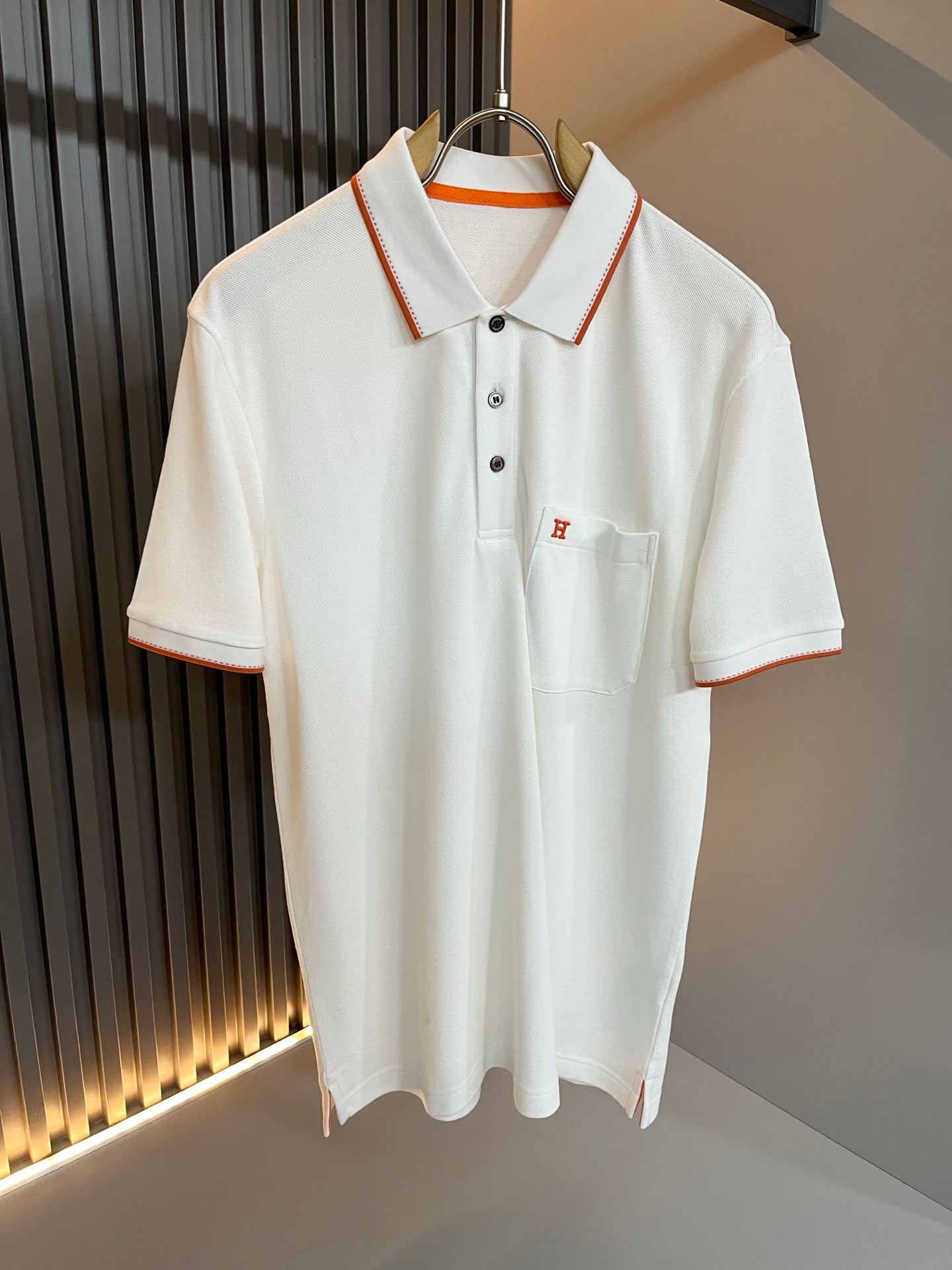HERM* 2025ss new men's polo shirt