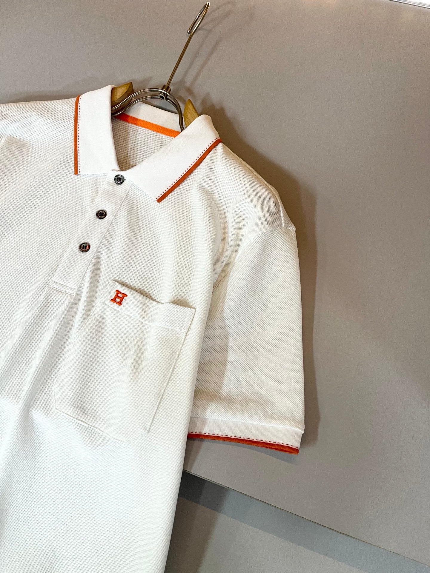 HERM* 2025ss new men's polo shirt