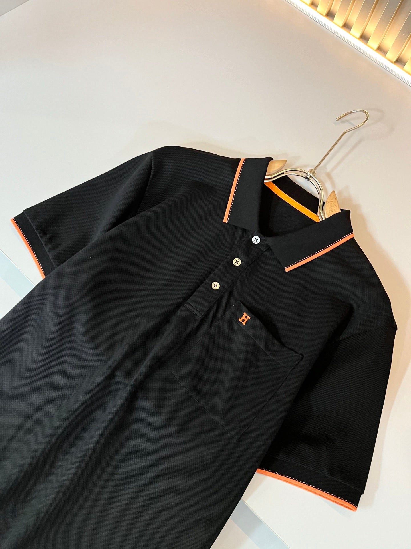 HERM* 2025ss new men's polo shirt