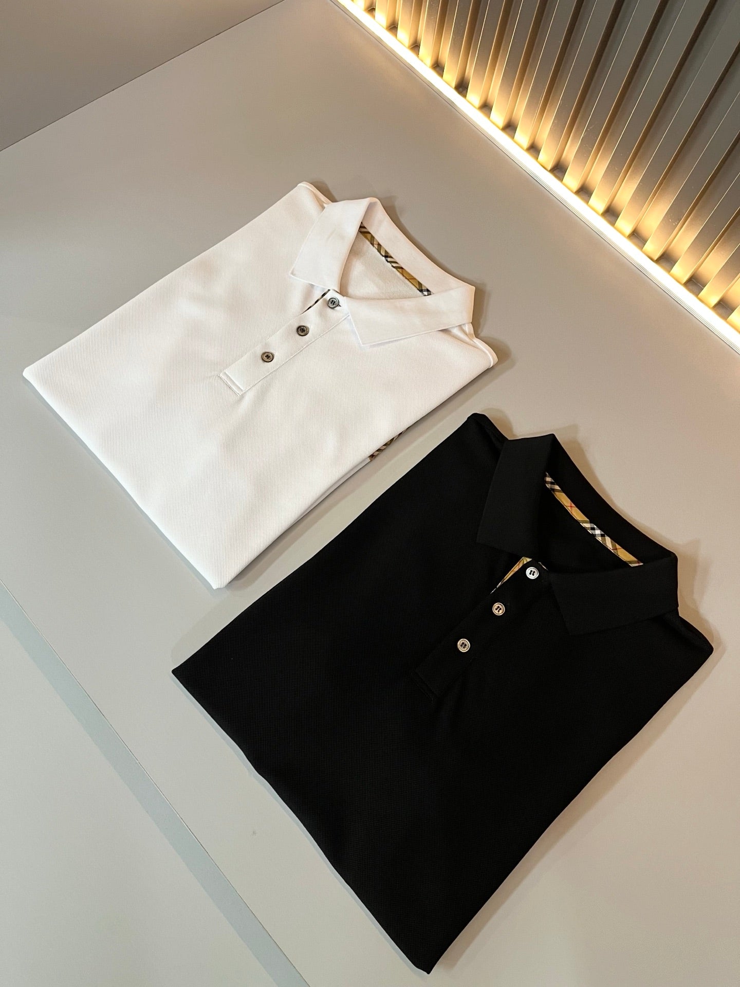 BURB* 2025ss new men's polo shirt