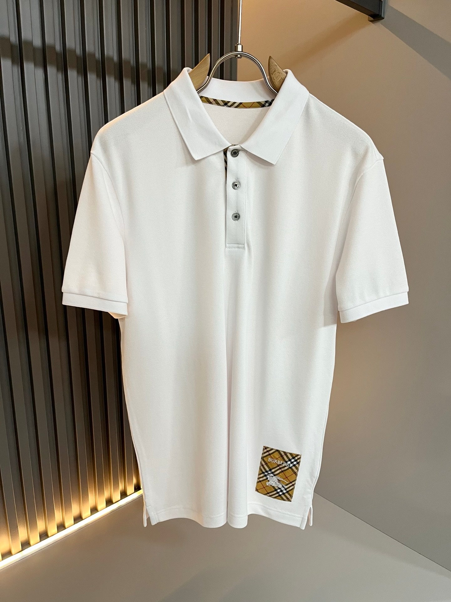 BURB* 2025ss new men's polo shirt