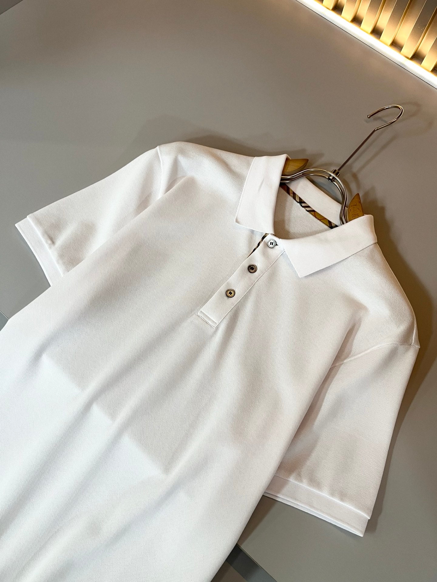 BURB* 2025ss new men's polo shirt