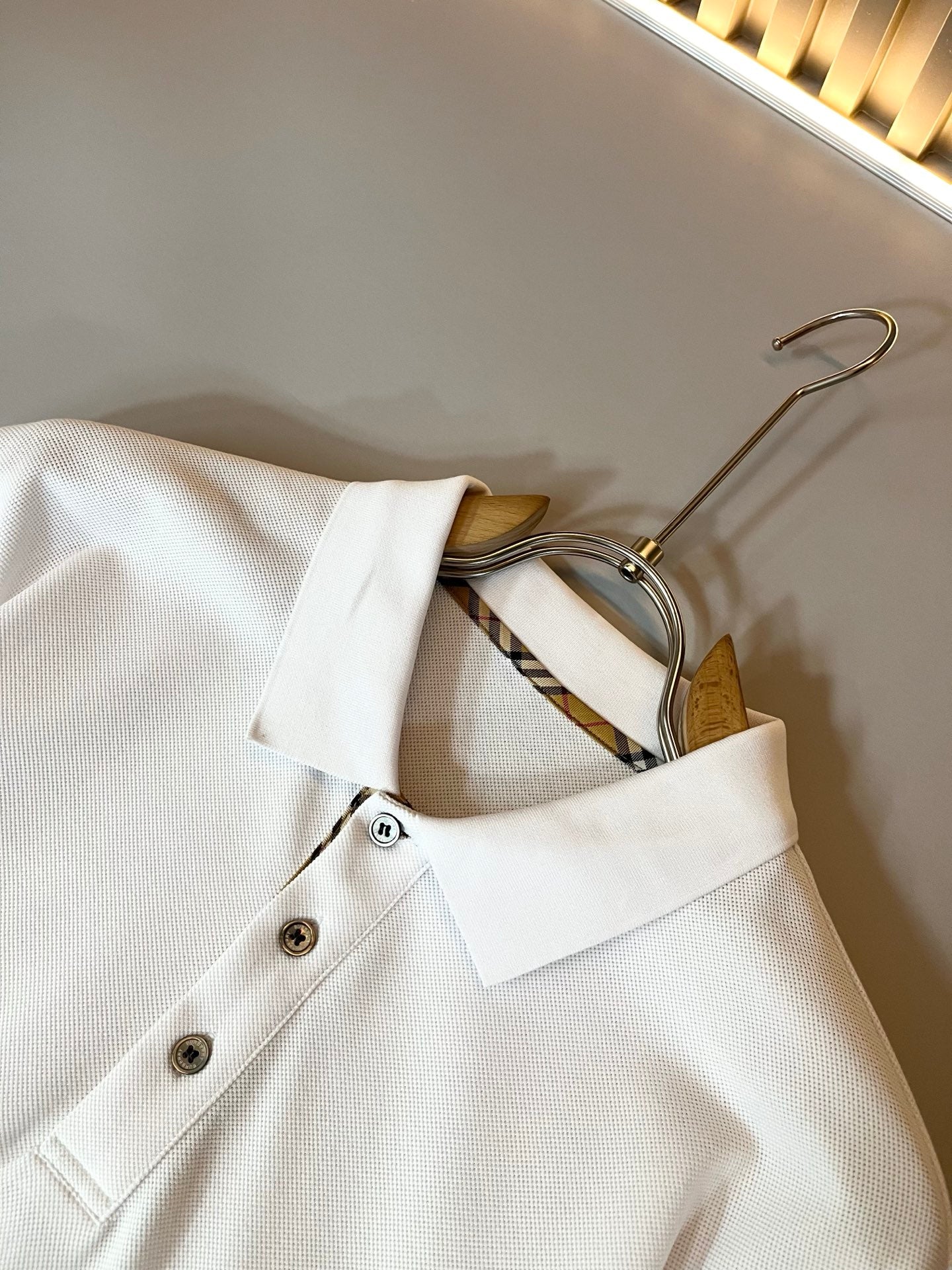 BURB* 2025ss new men's polo shirt