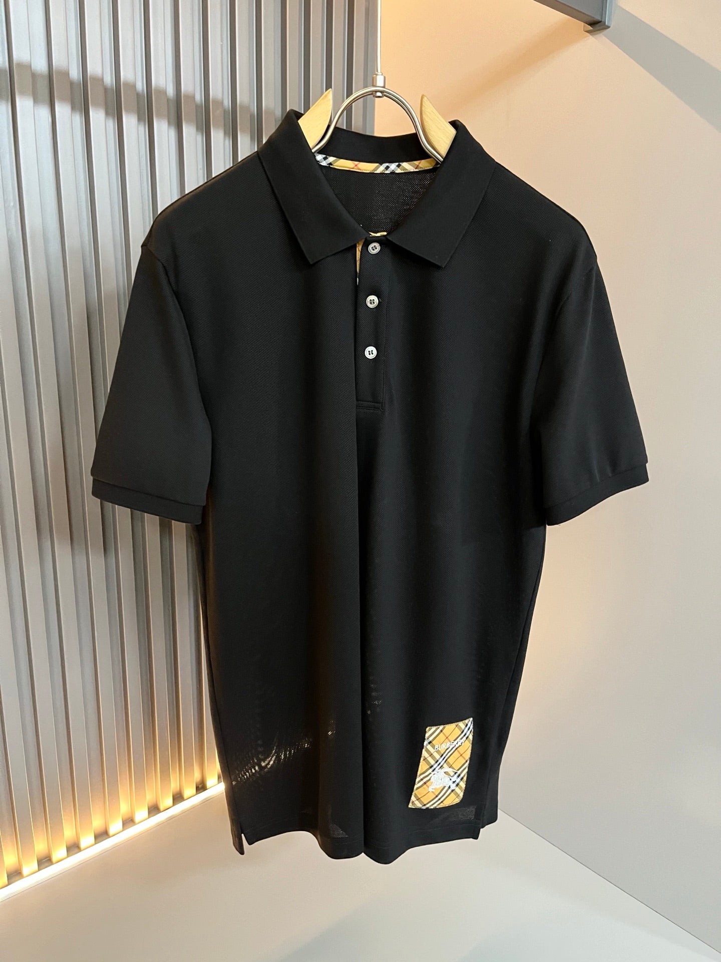 BURB* 2025ss new men's polo shirt