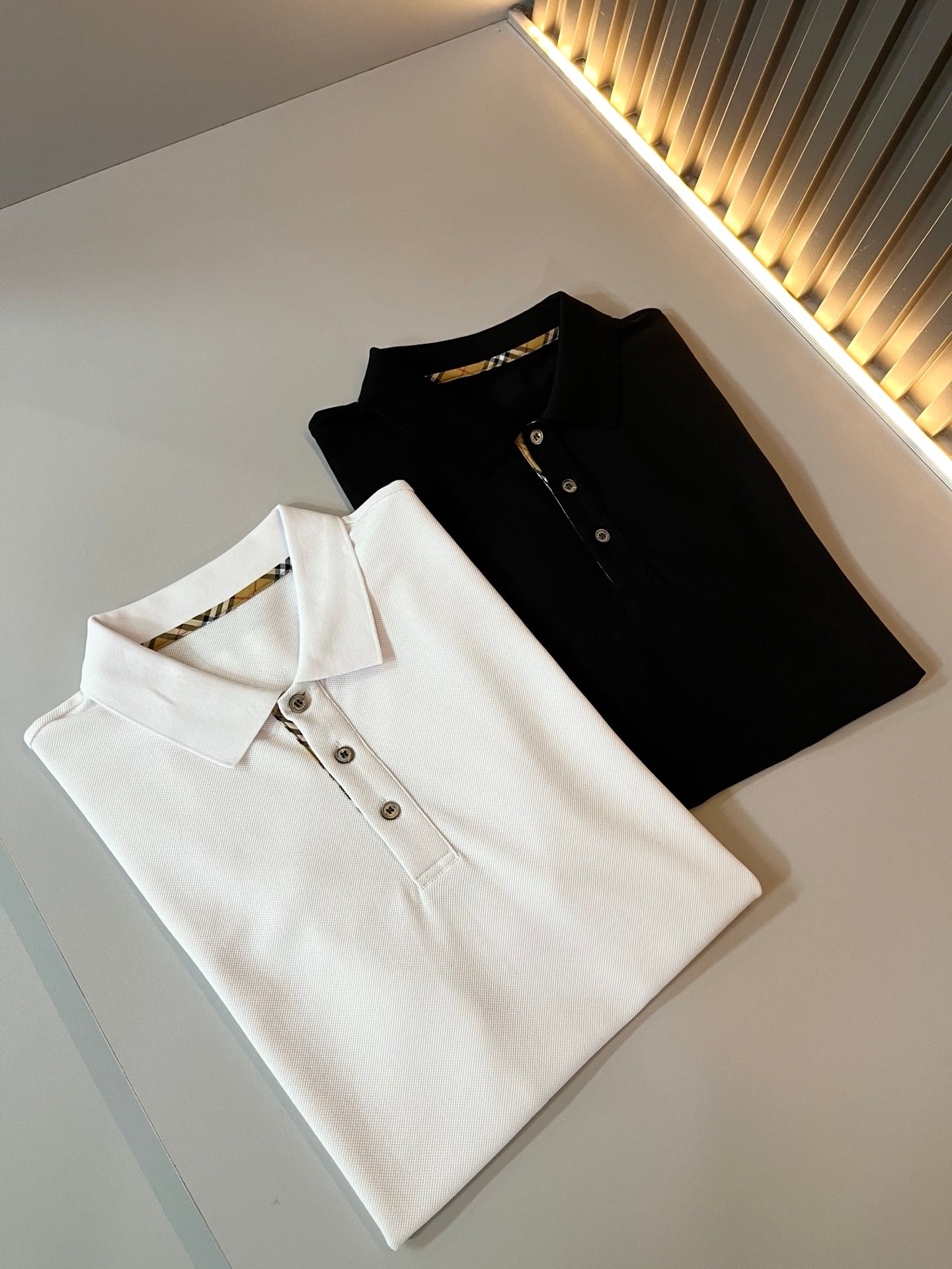 BURB* 2025ss new men's polo shirt