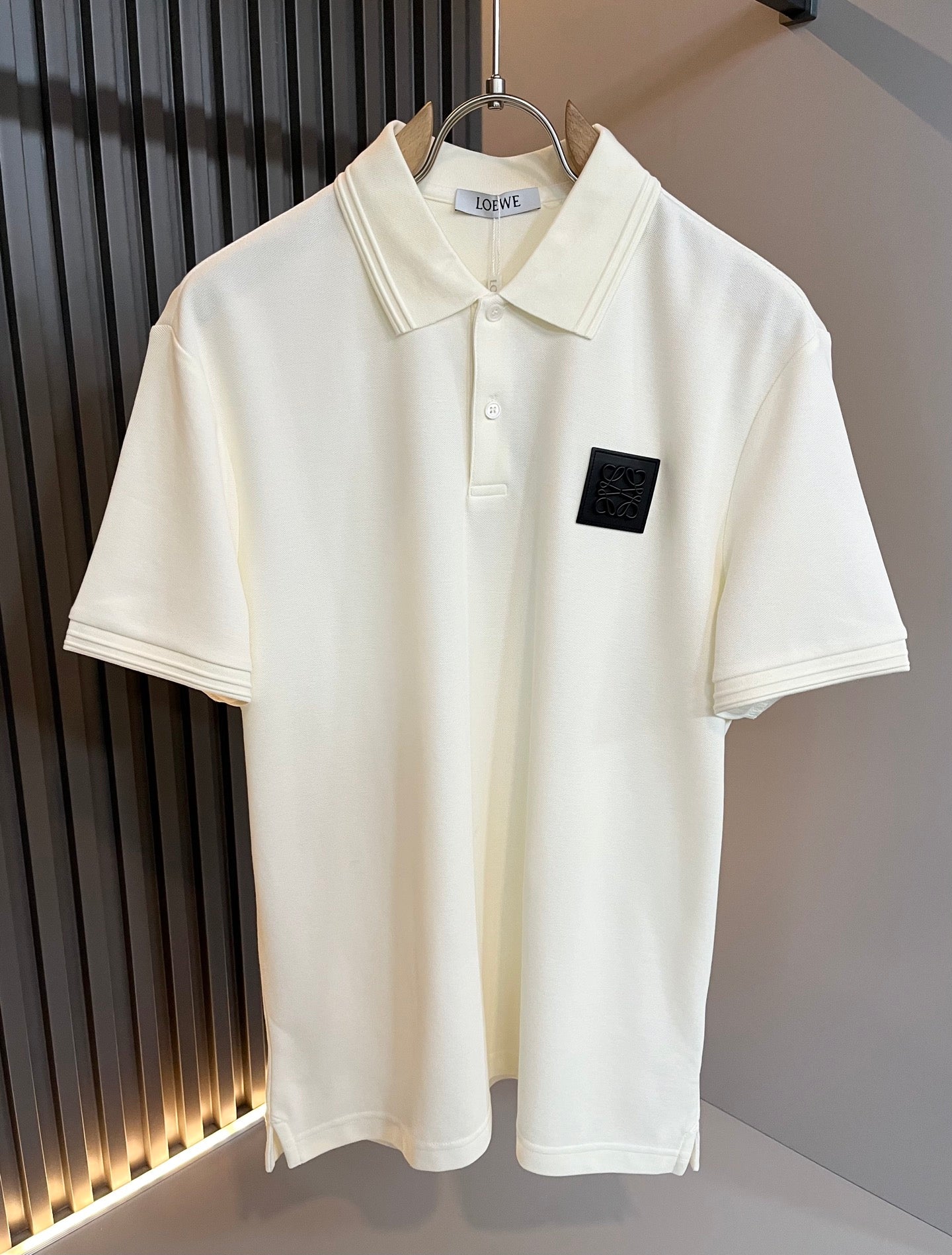 LOE*W 2025ss new men's lapel polo shirt