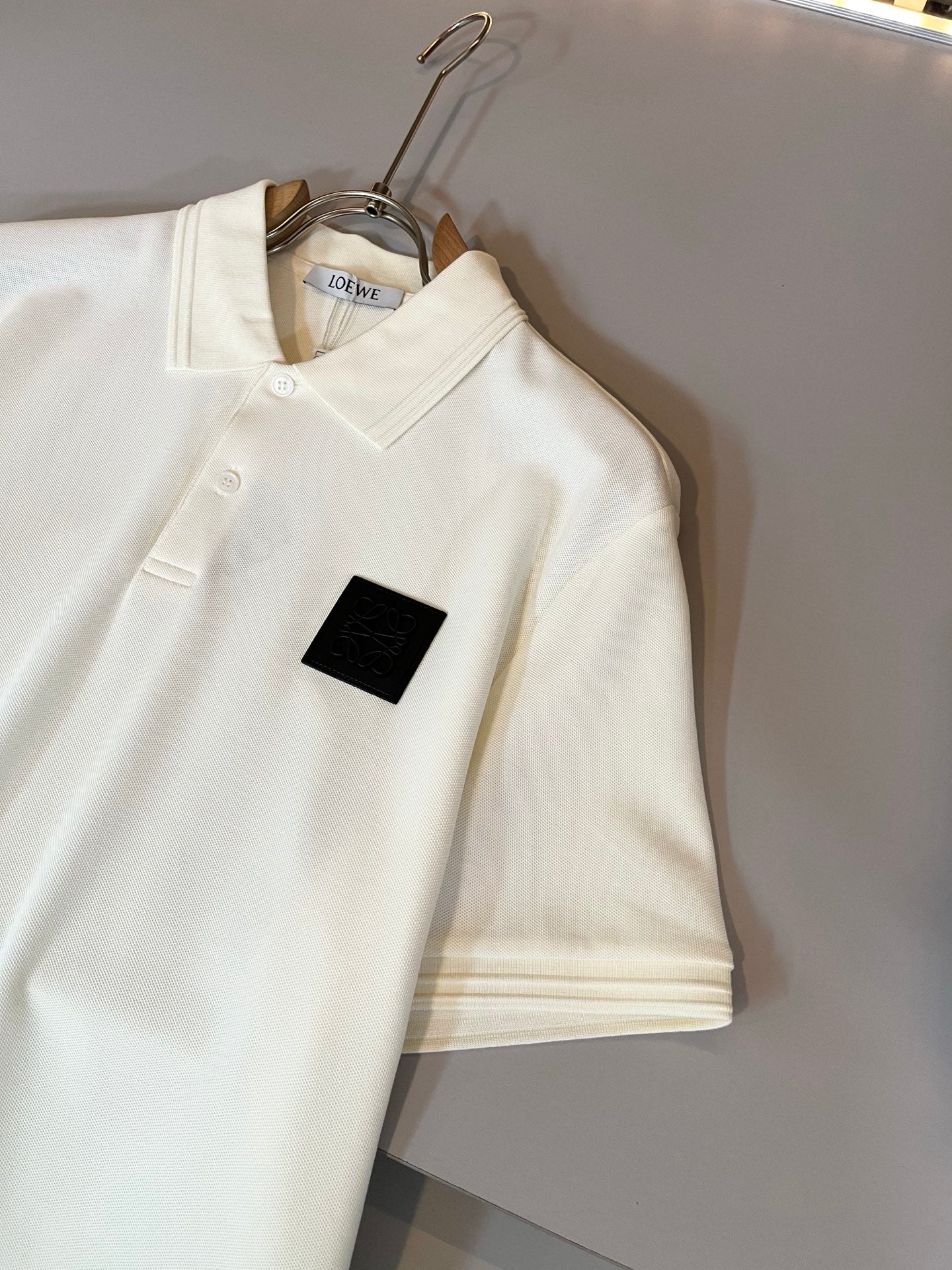 LOE*W 2025ss new men's lapel polo shirt