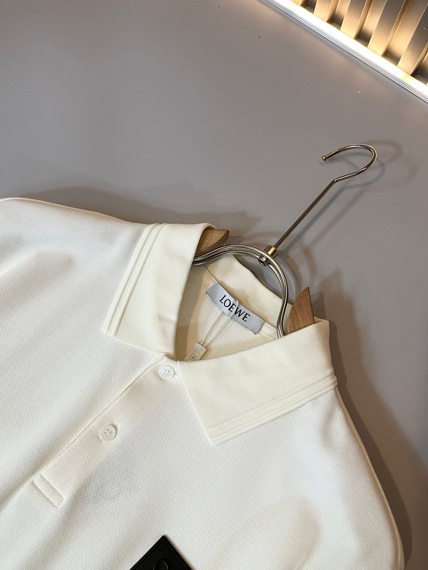 LOE*W 2025ss new men's lapel polo shirt