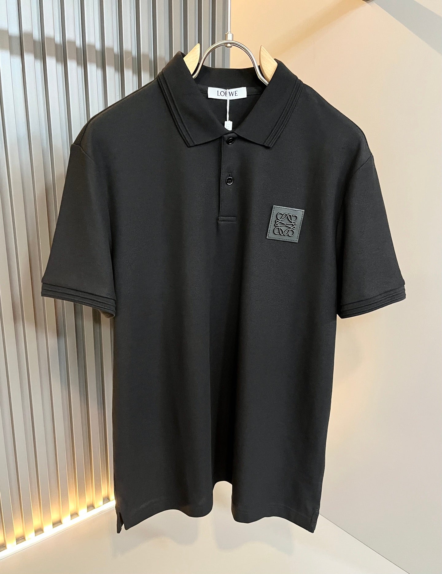 LOE*W 2025ss new men's lapel polo shirt