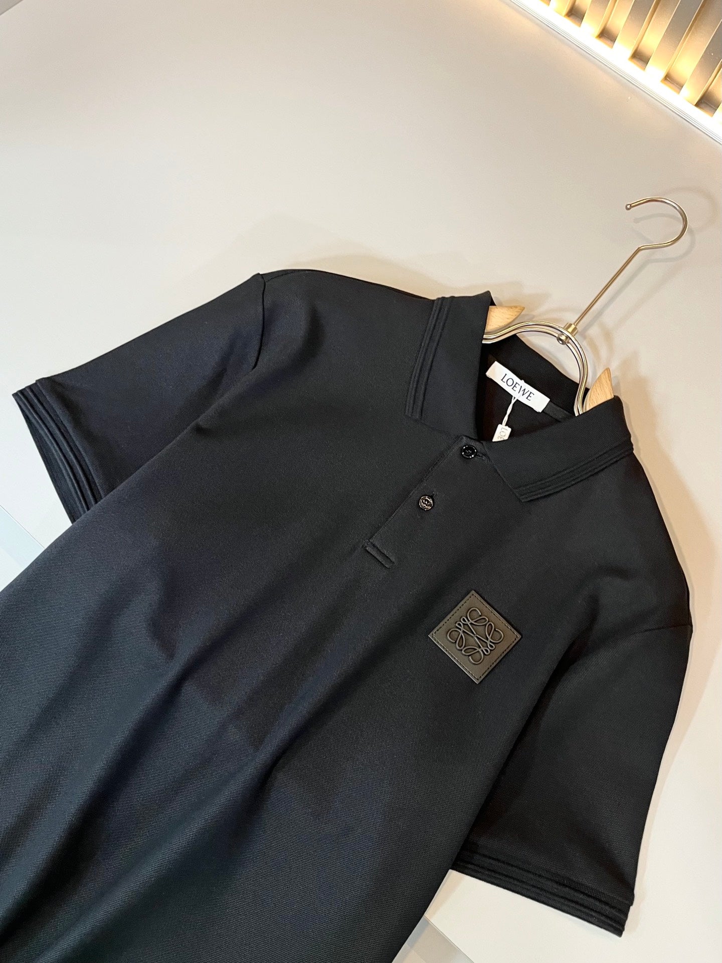 LOE*W 2025ss new men's lapel polo shirt