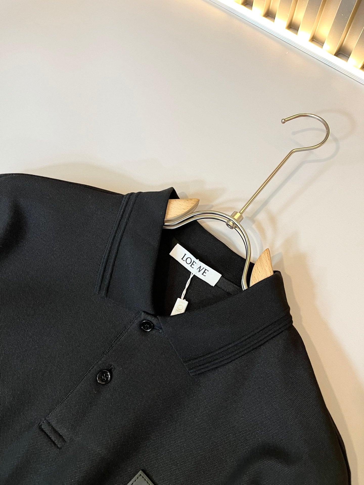 LOE*W 2025ss new men's lapel polo shirt