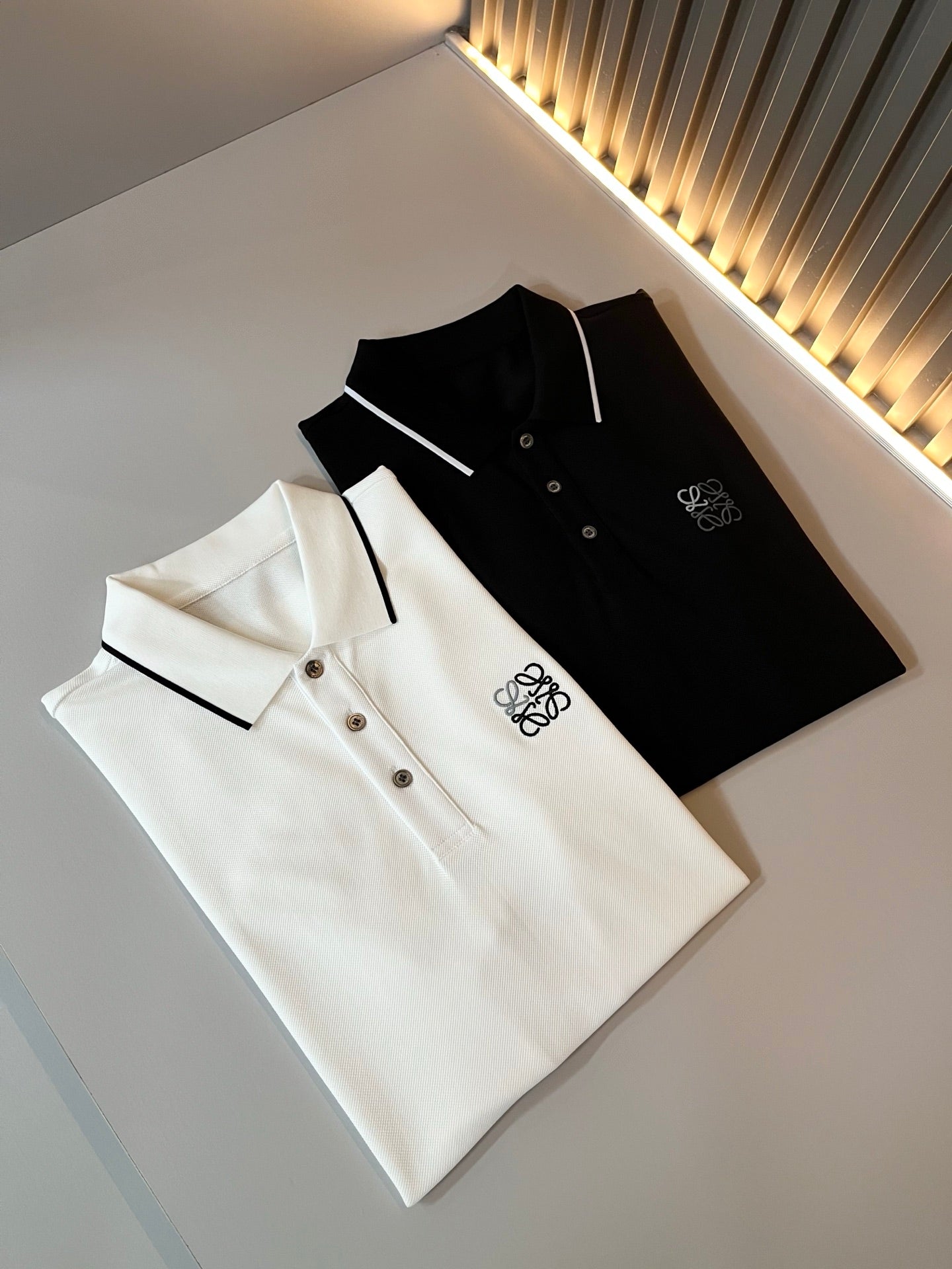 LOE*W 2025ss new men's polo shirt