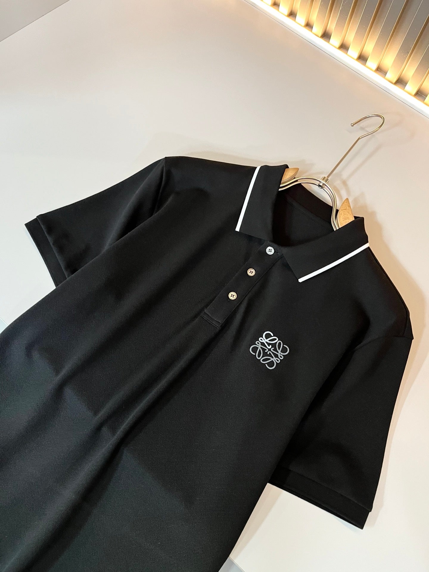 LOE*W 2025ss new men's polo shirt
