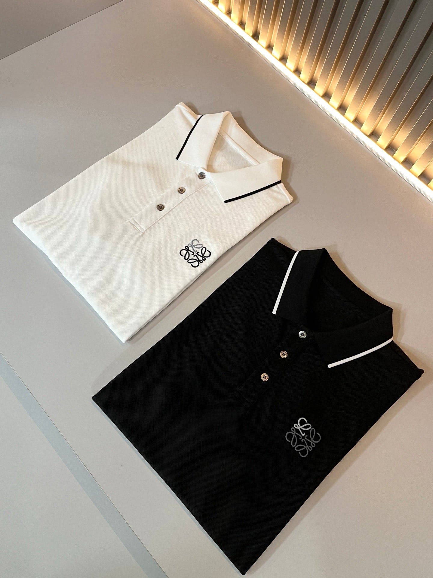 LOE*W 2025ss new men's polo shirt