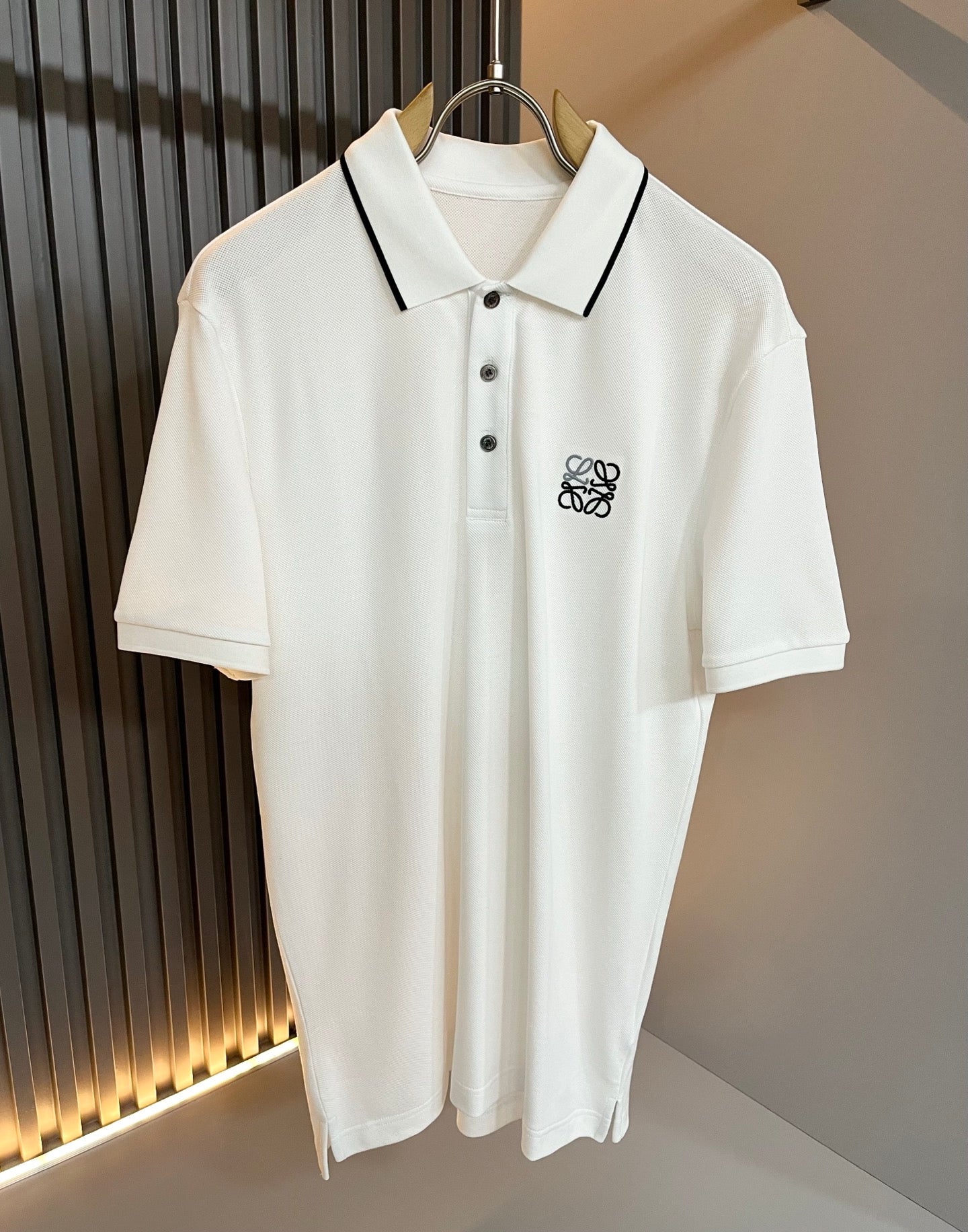LOE*W 2025ss new men's polo shirt