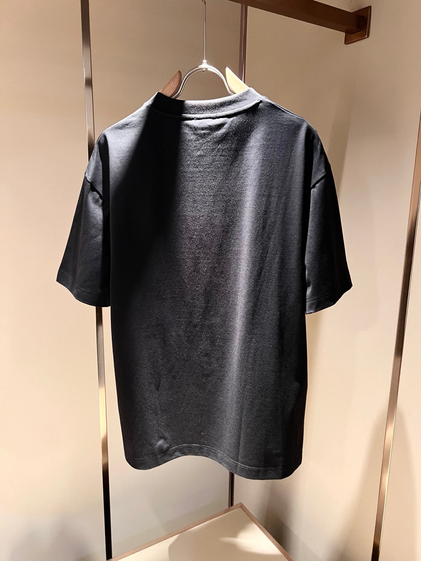 LOE*W 2025ss new embroidered logo -shirt