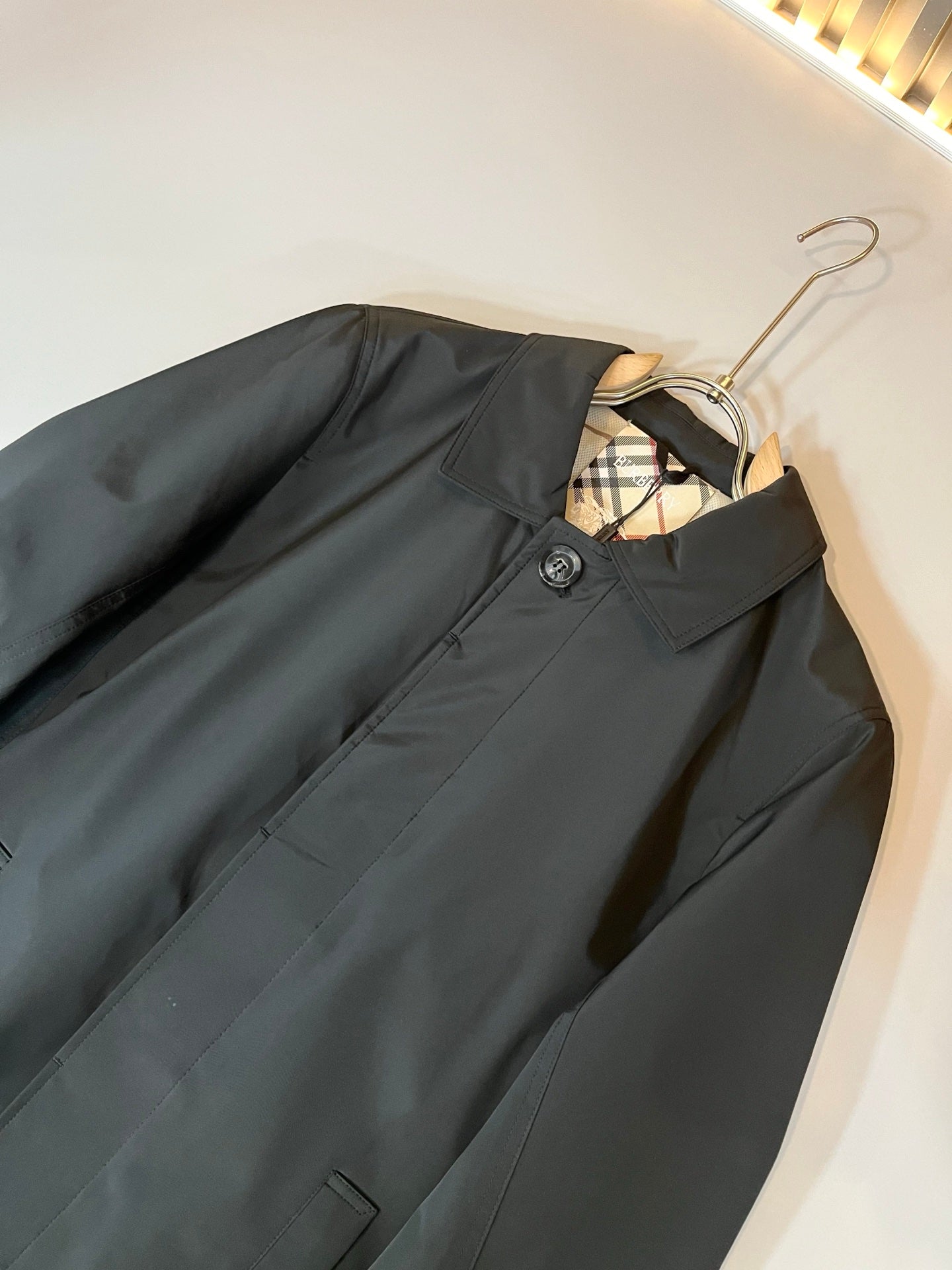 BURB* 2025ss new mid-length coat coat