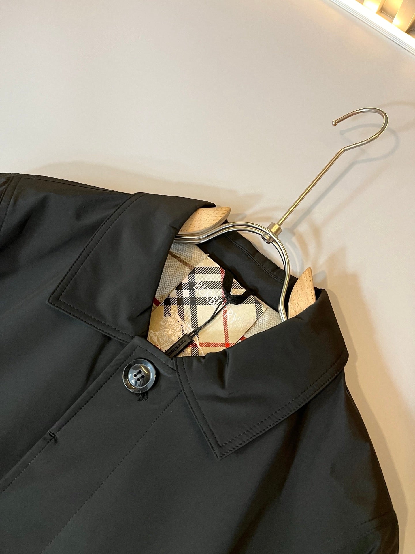 BURB* 2025ss new mid-length coat coat