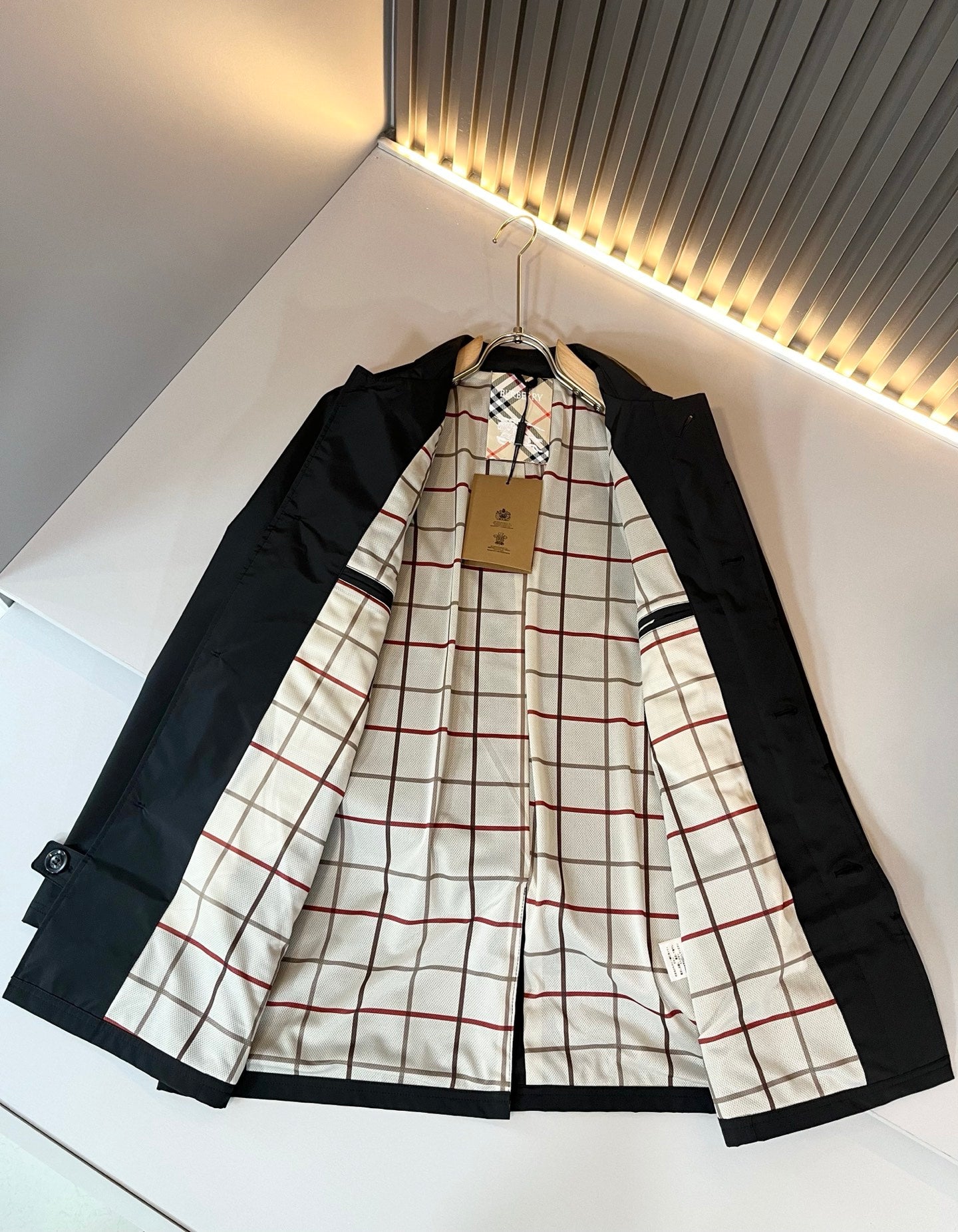 BURB* 2025ss new mid-length coat coat