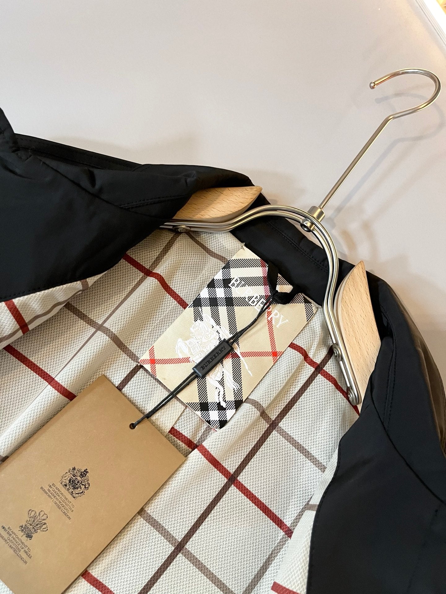 BURB* 2025ss new mid-length coat coat