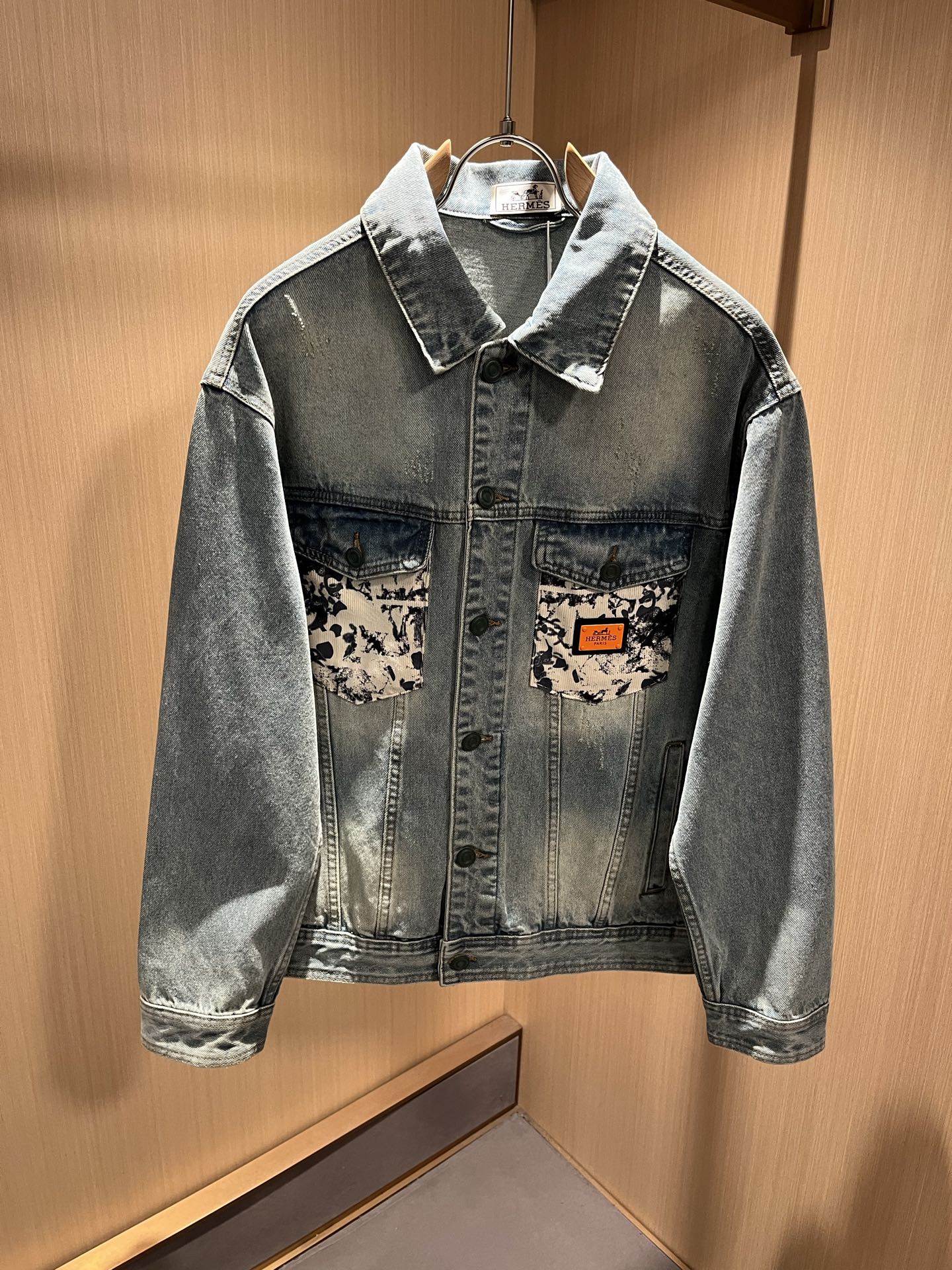 HERM* 2025 early spring new denim jacke coat