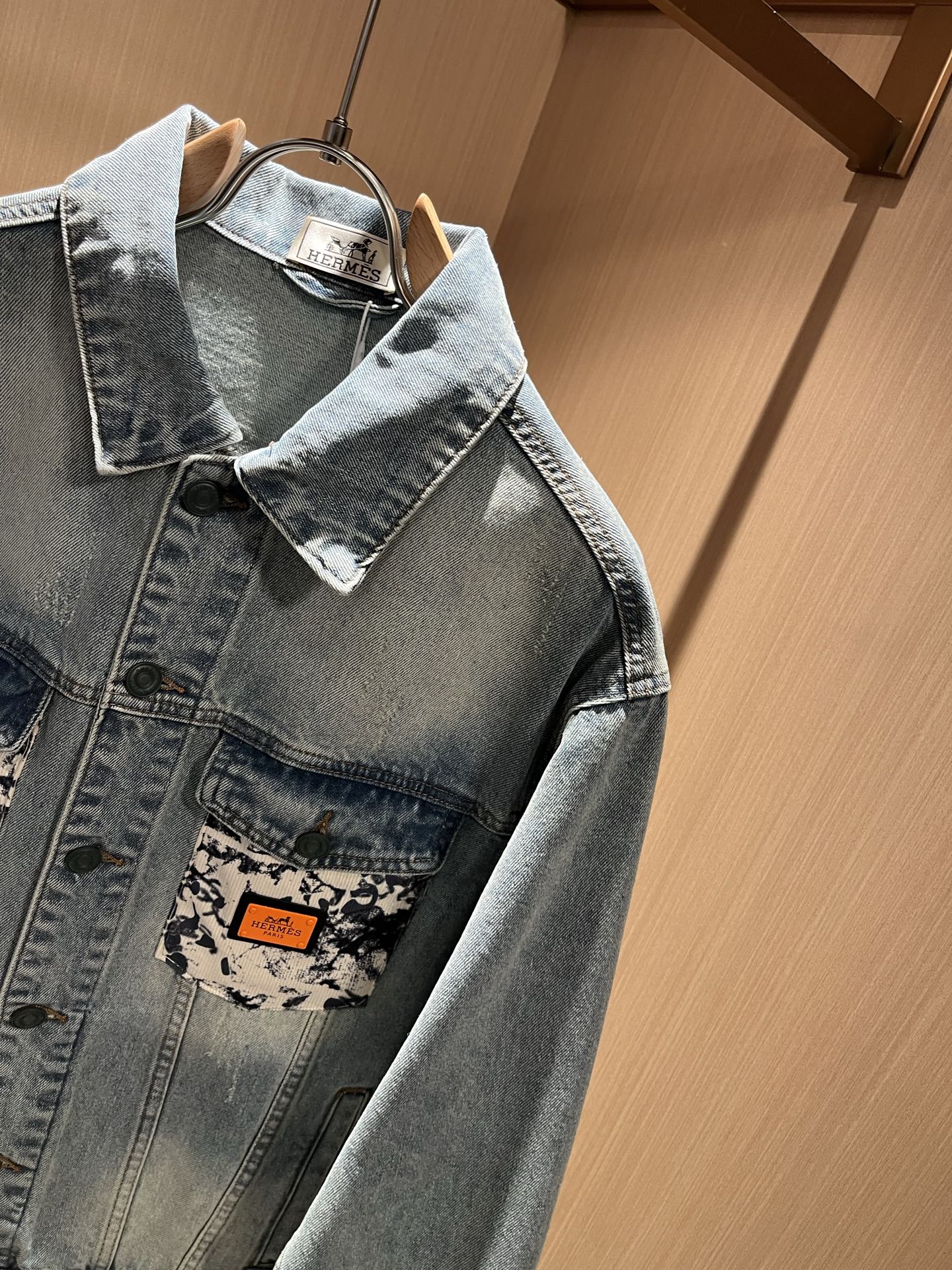 HERM* 2025 early spring new denim jacke coat