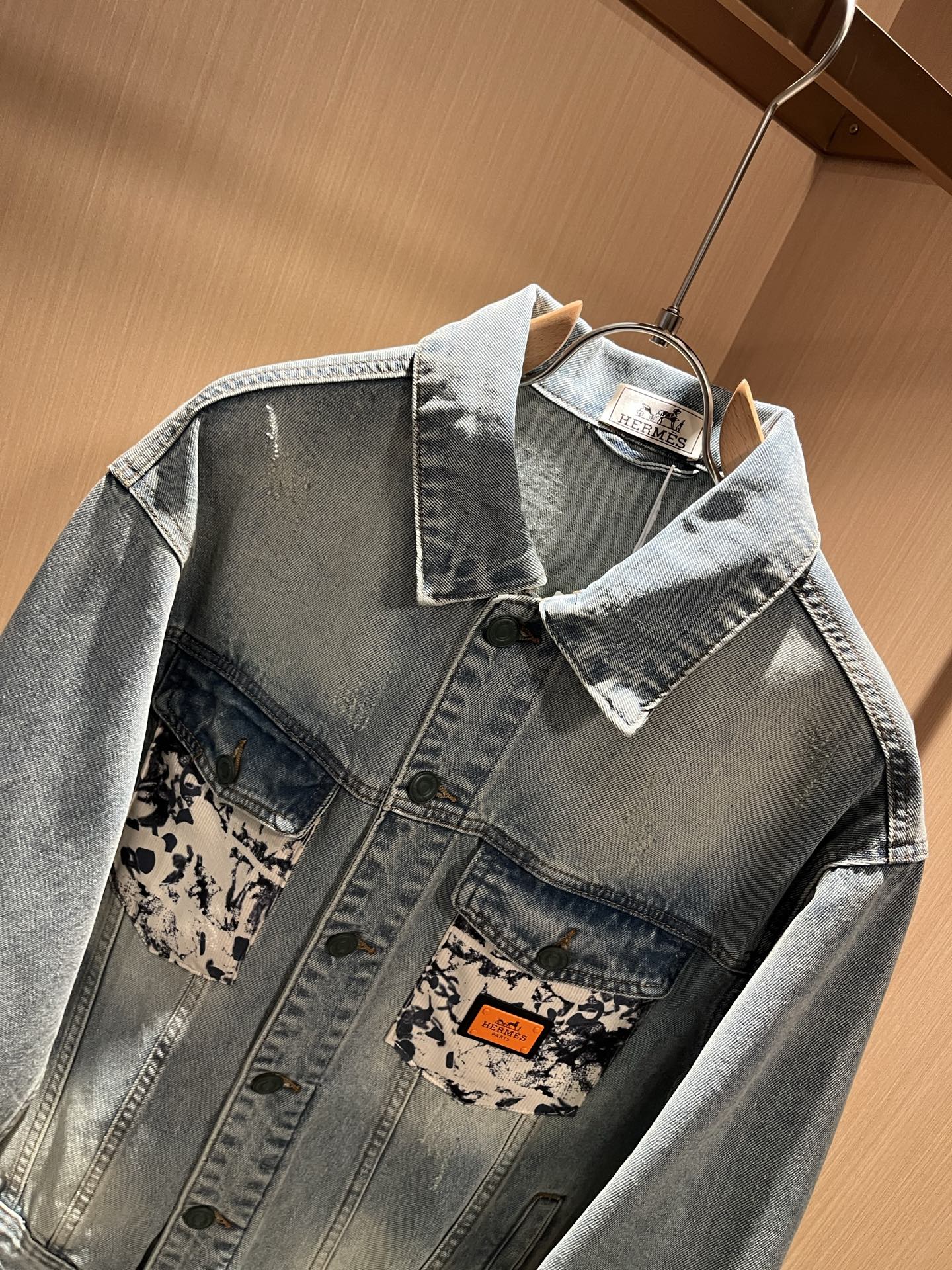 HERM* 2025 early spring new denim jacke coat