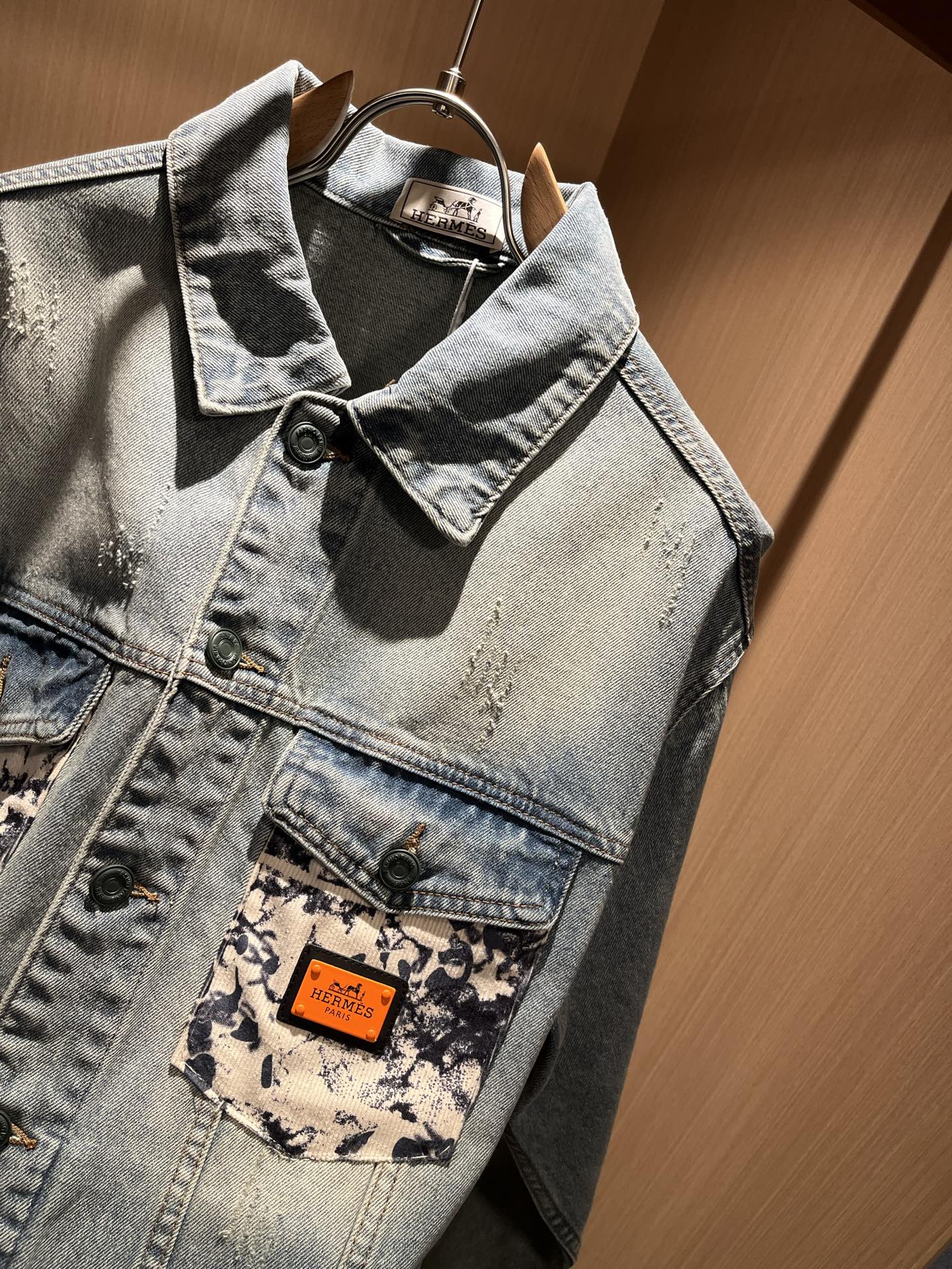 HERM* 2025 early spring new denim jacke coat