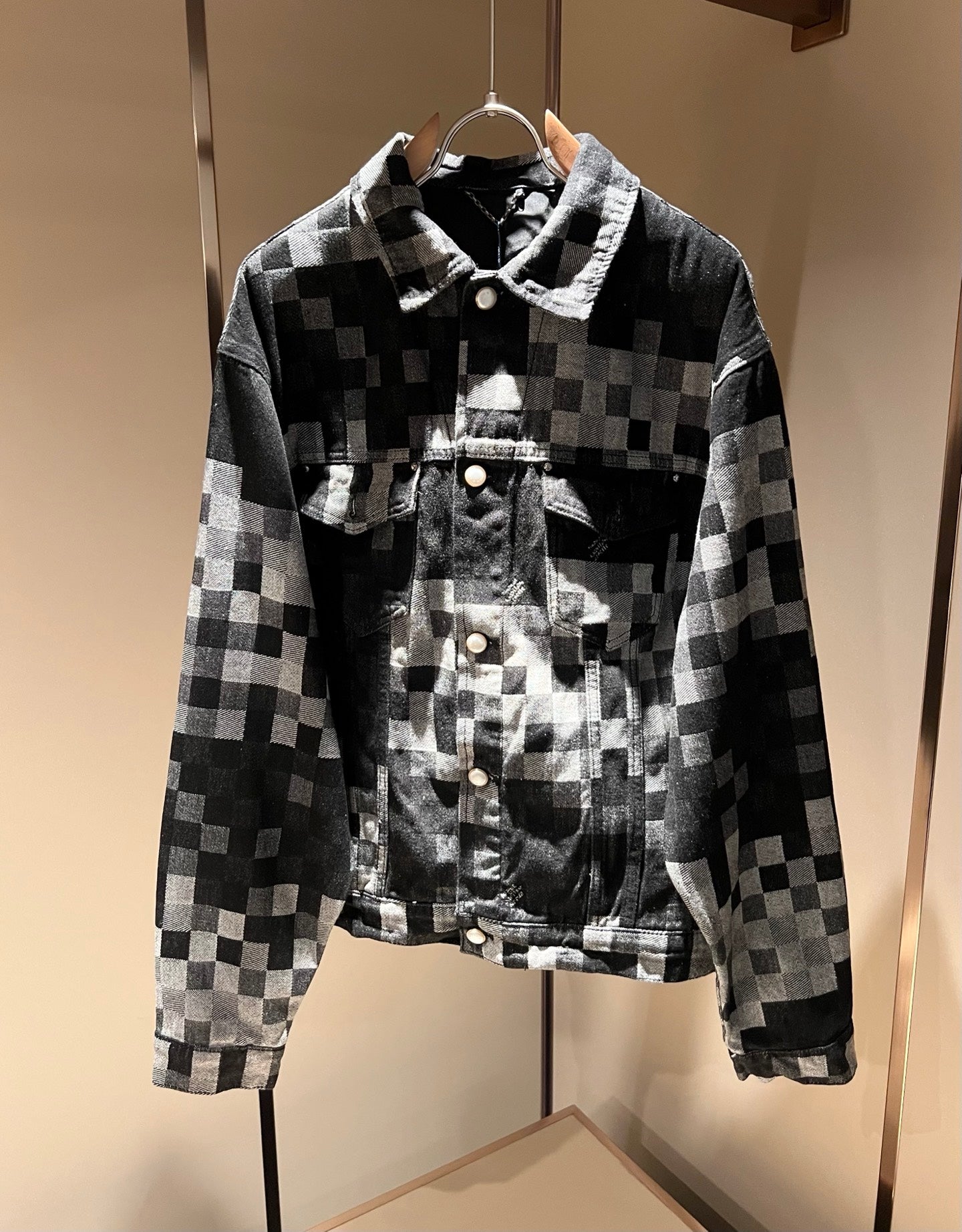 LOUI*V 2025ss new damier denim suit