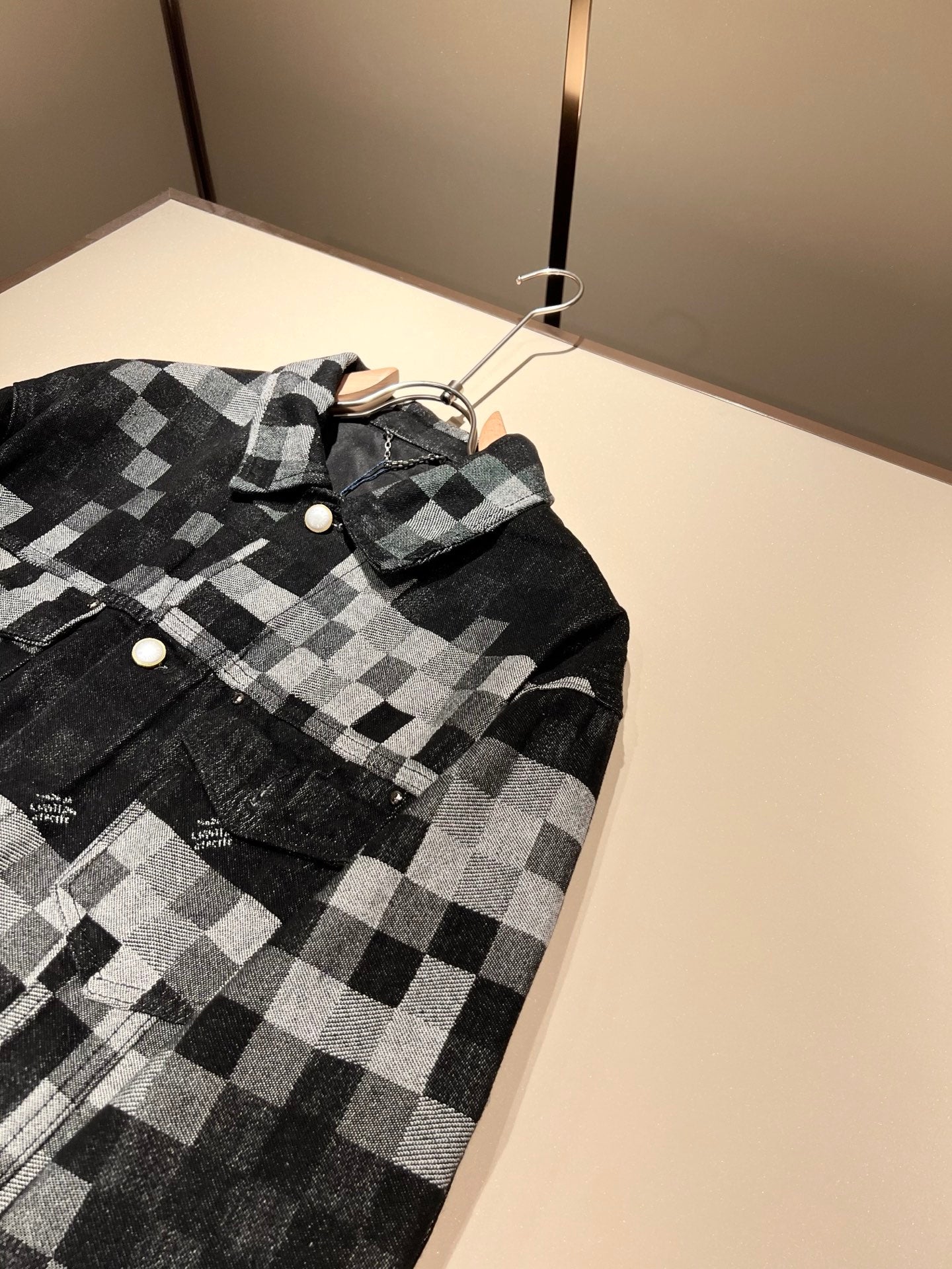 LOUI*V 2025ss new damier denim suit