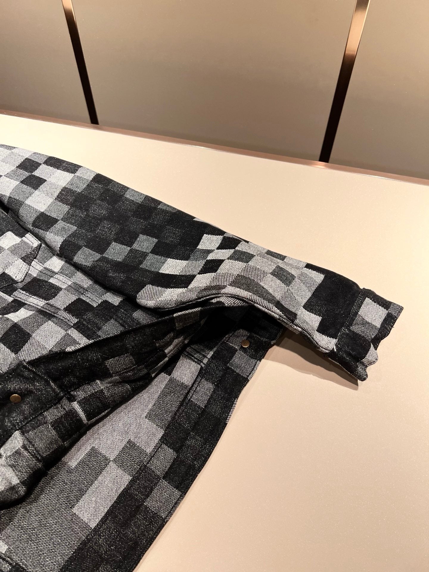 LOUI*V 2025ss new damier denim suit