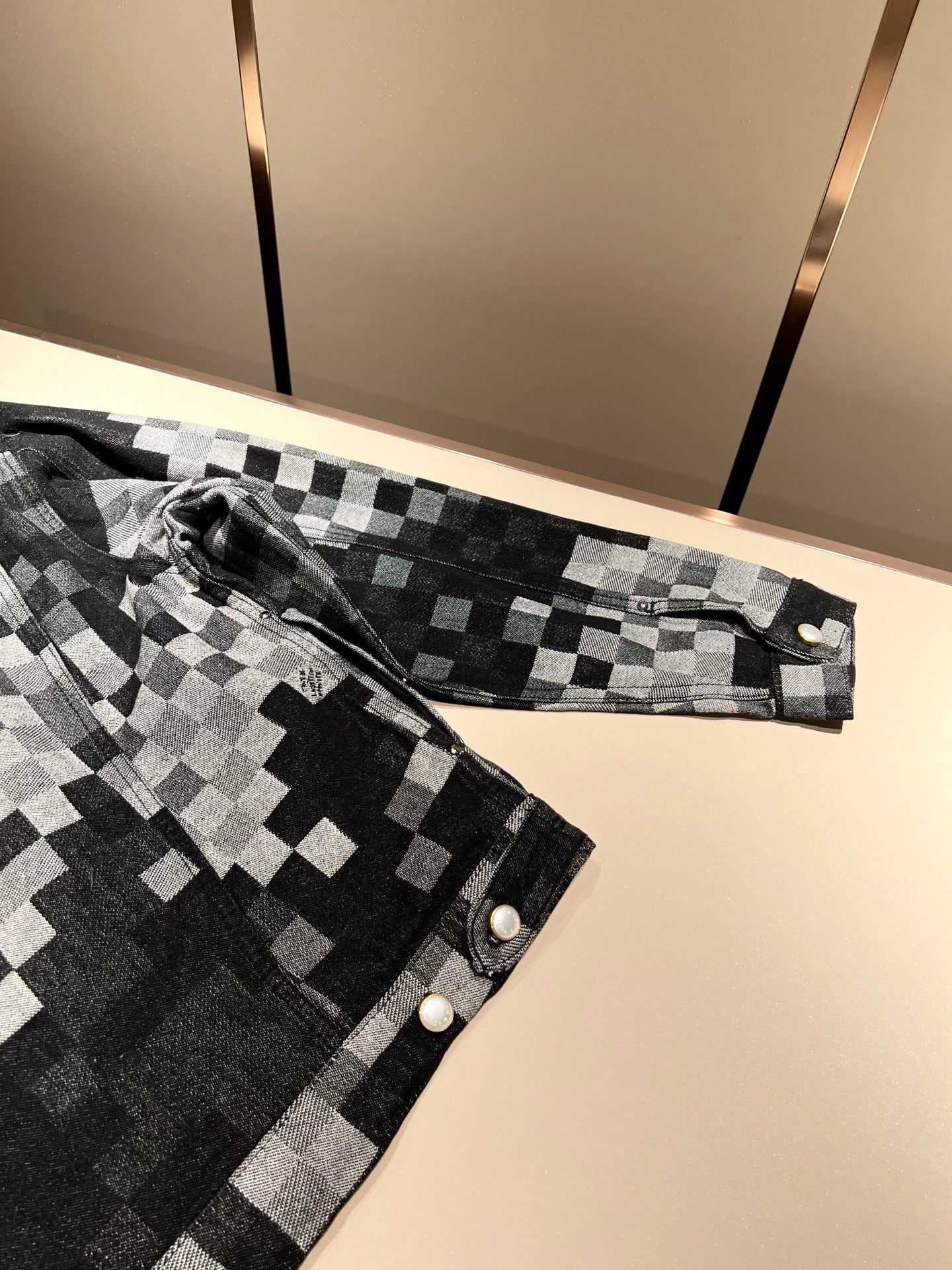 LOUI*V 2025ss new damier denim suit