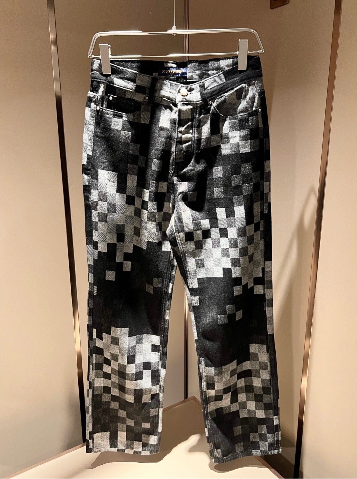 LOUI*V 2025ss new damier denim suit