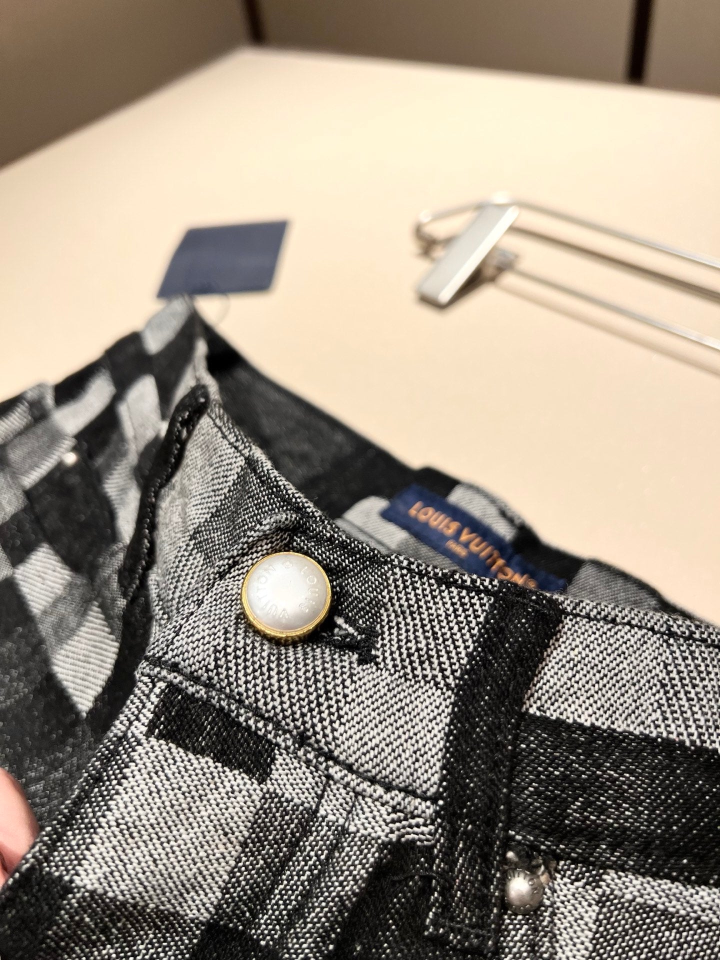 LOUI*V 2025ss new damier denim suit