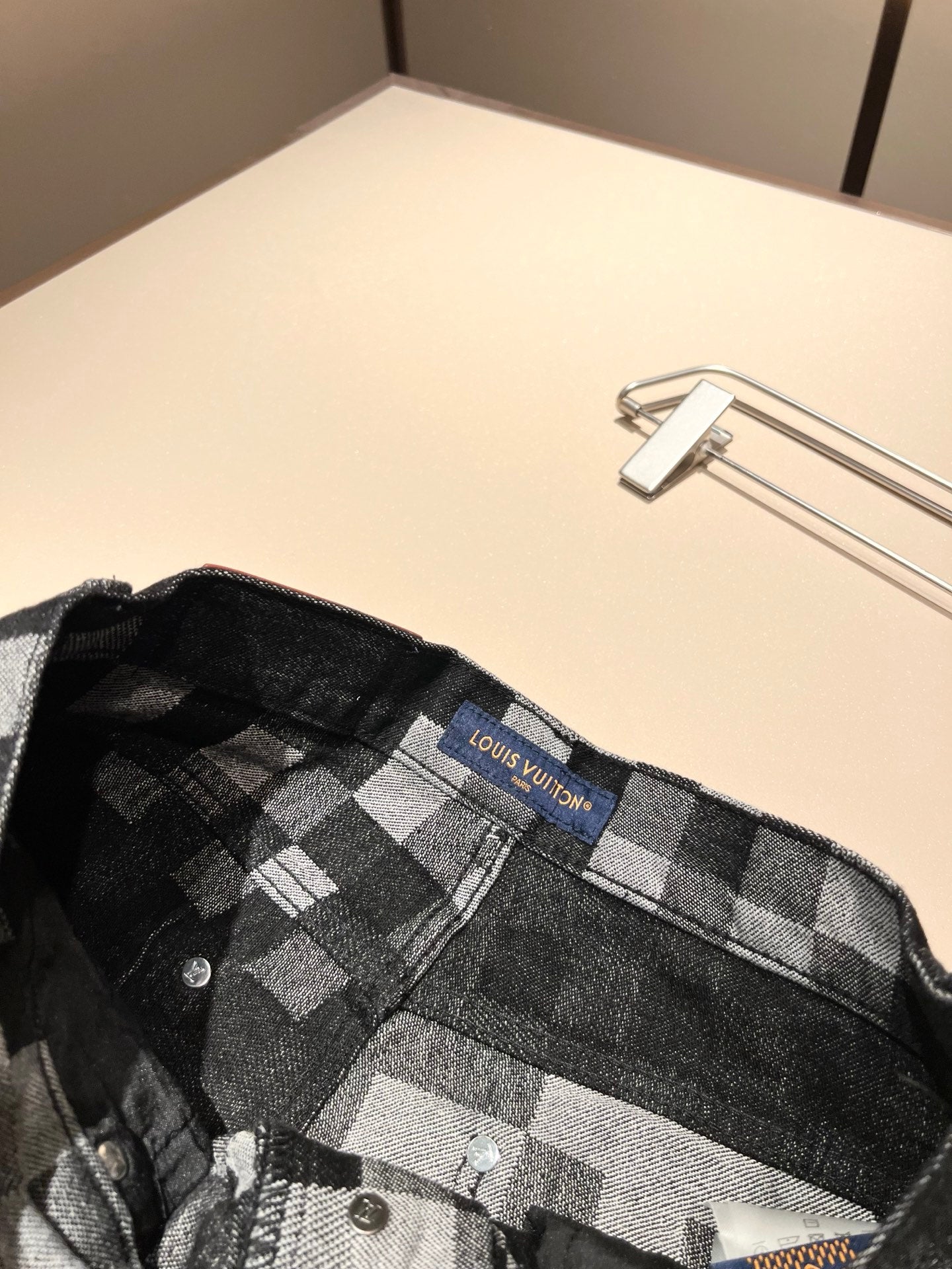 LOUI*V 2025ss new damier denim suit
