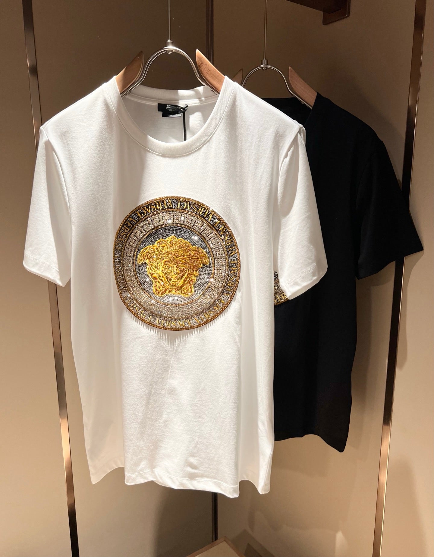VERSA* 2025ss new crystal medusa t-shirt