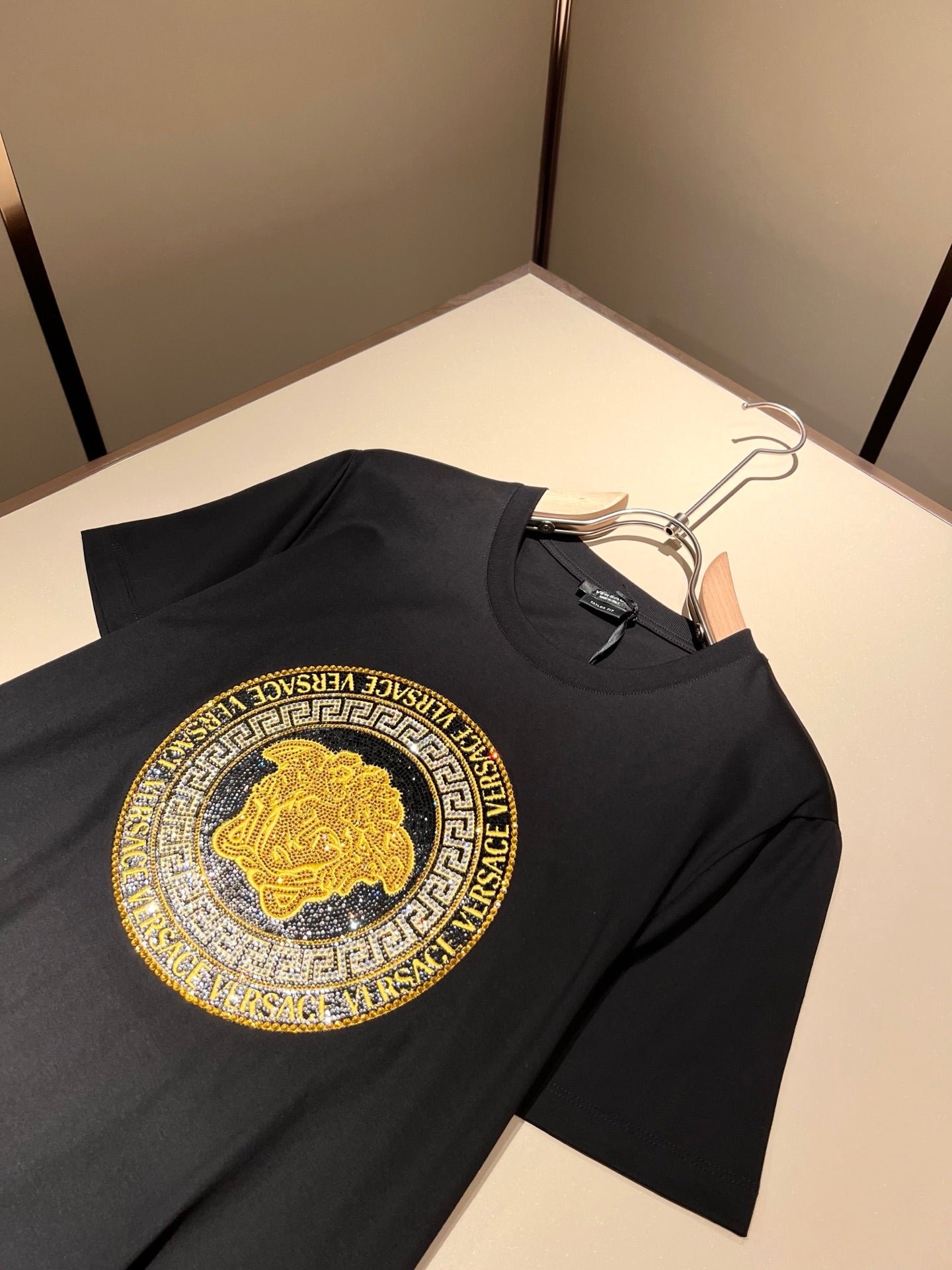 VERSA* 2025ss new crystal medusa t-shirt