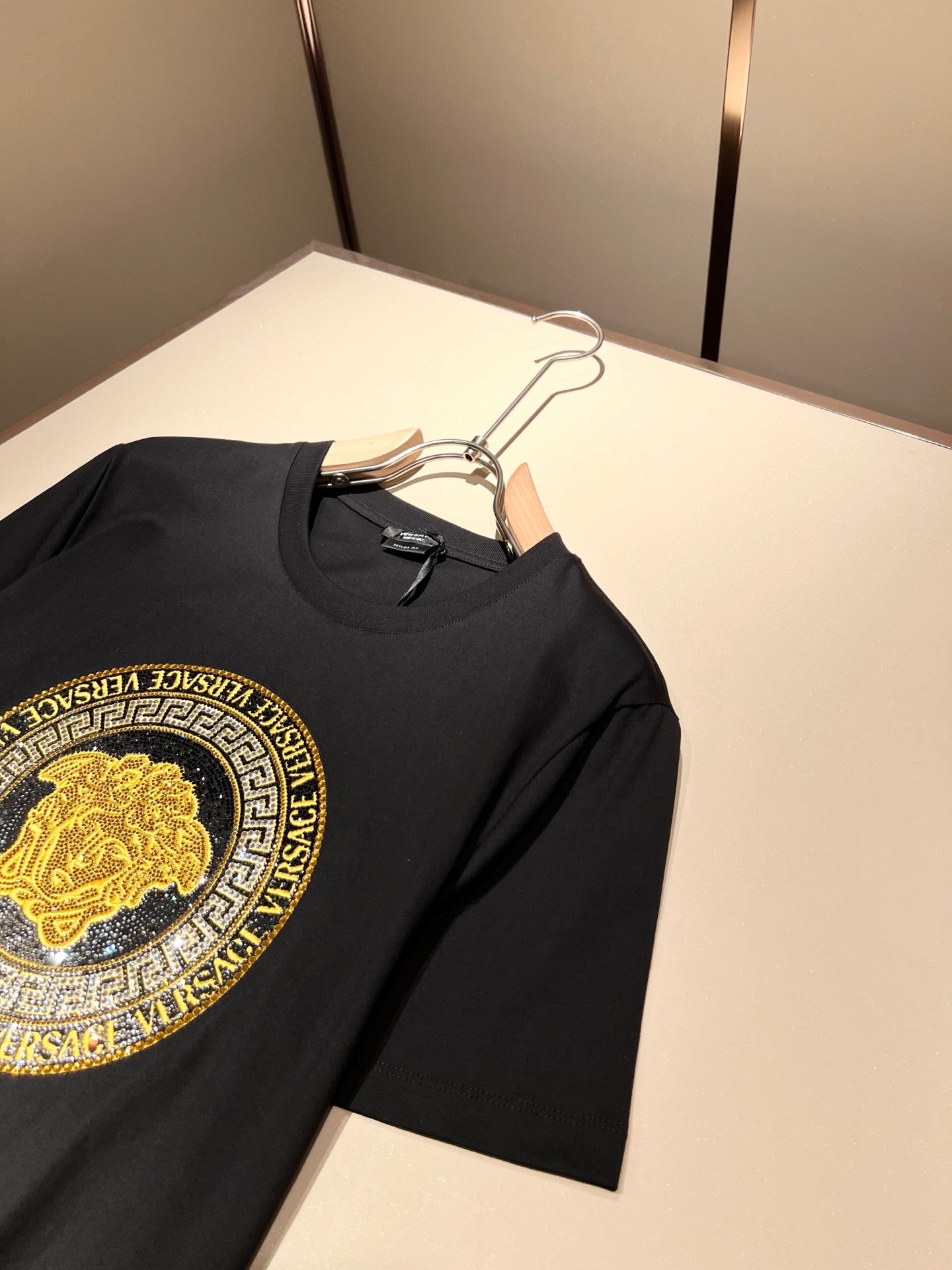 VERSA* 2025ss new crystal medusa t-shirt