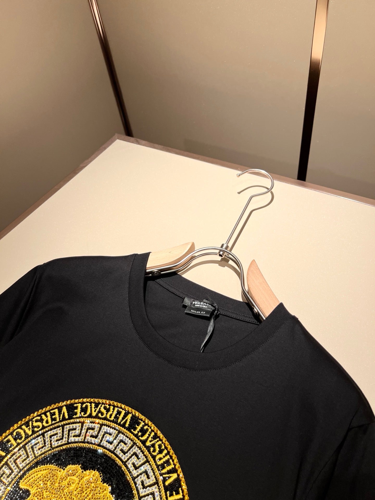 VERSA* 2025ss new crystal medusa t-shirt