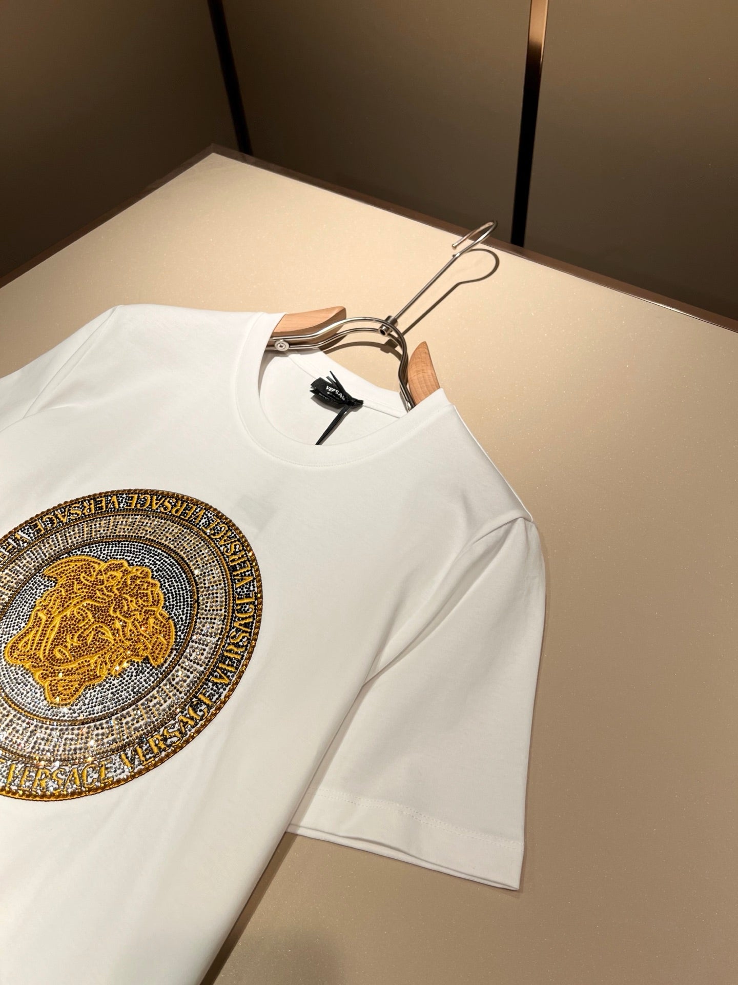 VERSA* 2025ss new crystal medusa t-shirt