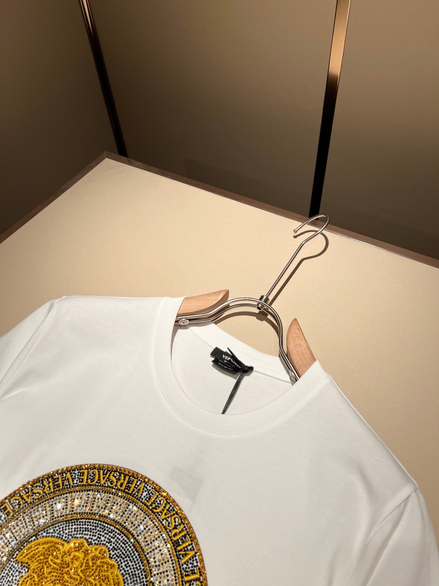 VERSA* 2025ss new crystal medusa t-shirt