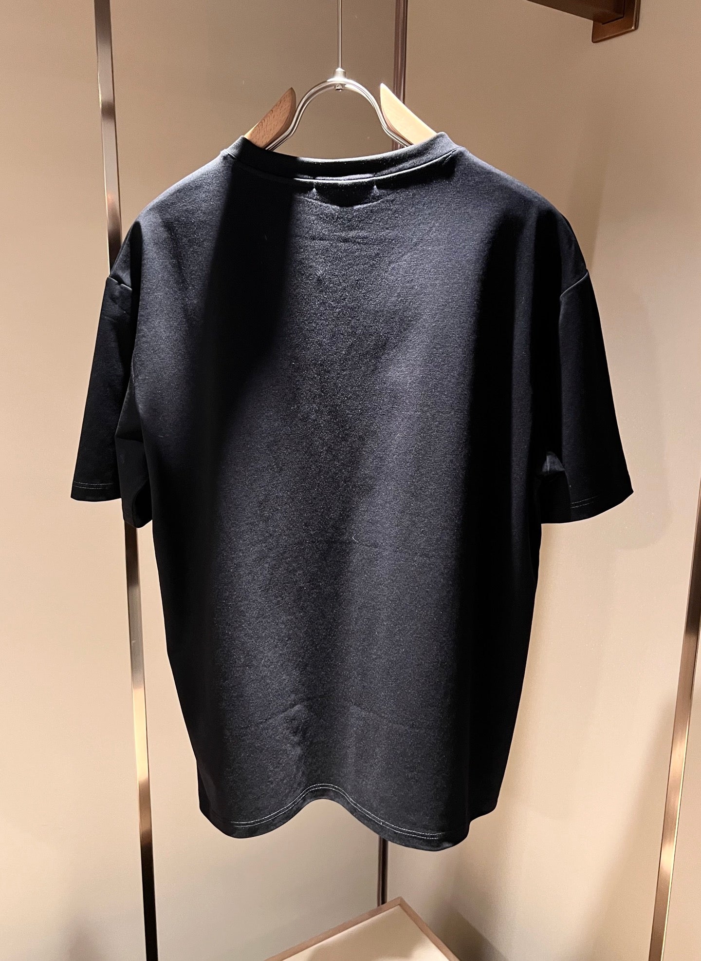 M1UM1U 2025ss laminated cotton t-shirt